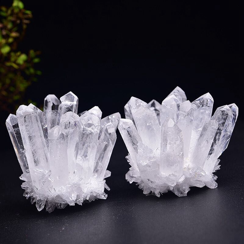 10Pcs 150g Natural Healing White Clear Quartz Cluster Specimen Crystal Reiki Gem