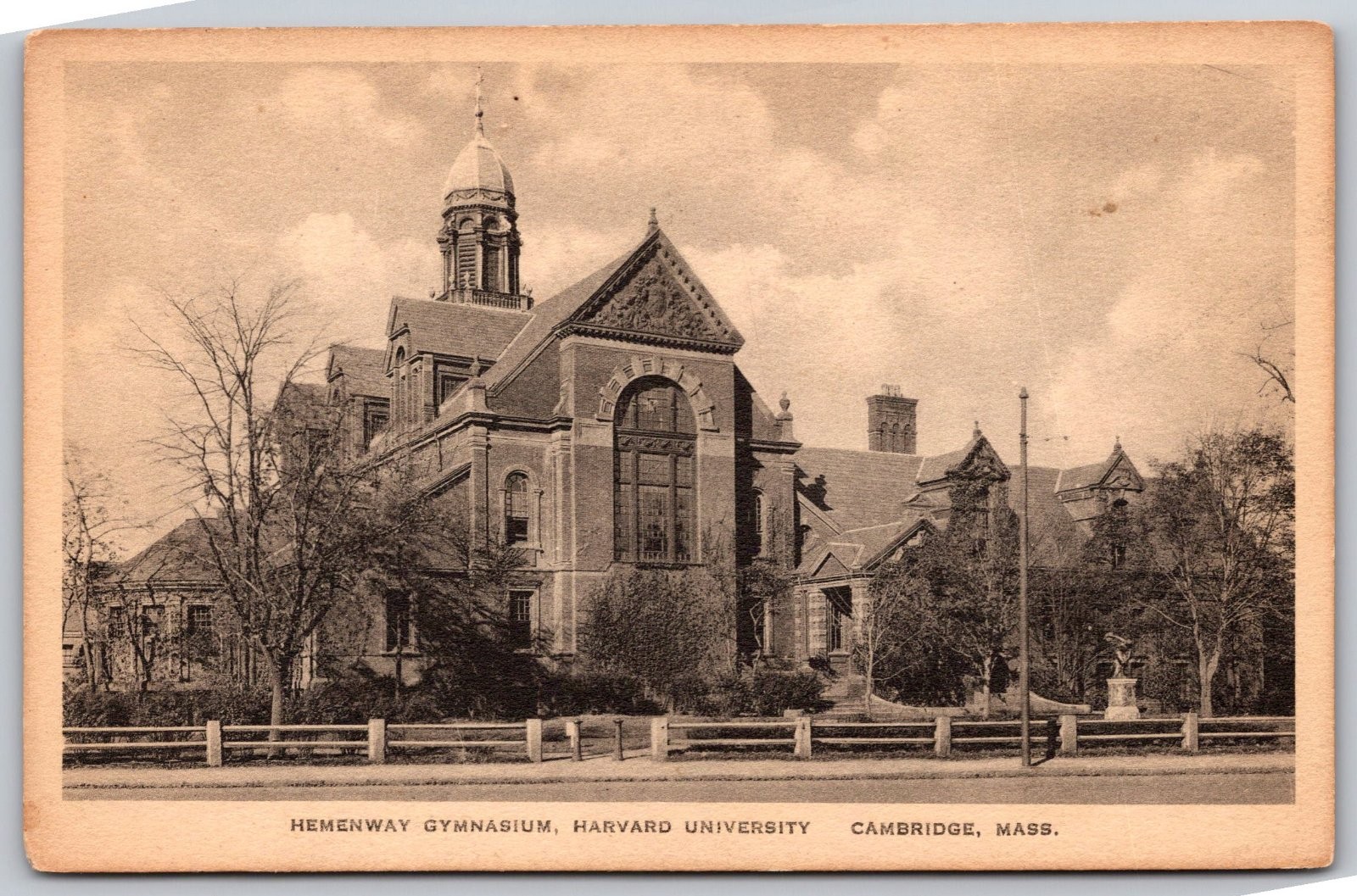 Hemenway Gymnasium Harvard University Cambridge Massachusetts Postcard PC300 Hemenway Gymnasium Harvard University Cambridge Massachusetts Postcard PC300