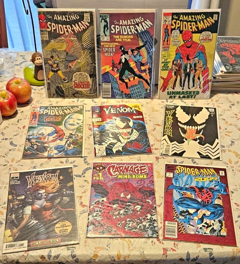 Marvel Comics The Amazing Spider-Man, Venom, Carnage, Comic Lot Marvel Comics The Amazing Spider-Man, Venom, Carnage, Comic Lot