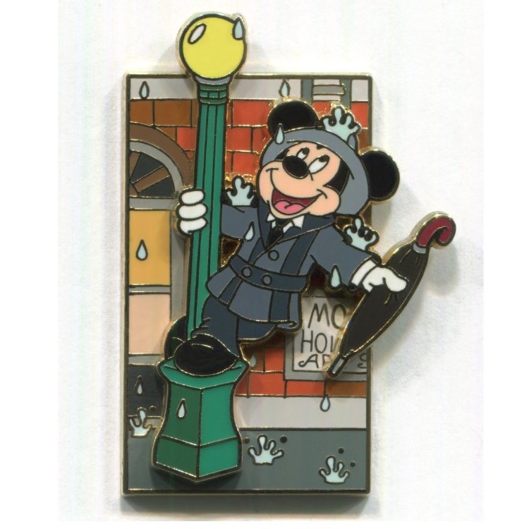 Disney Pins Mickey Mouse Singin’ in the Rain Great Movie Ride Movie Moments Pin Disney Pins Mickey Mouse Singin’ in the Rain Great Movie Ride Movie Moments Pin