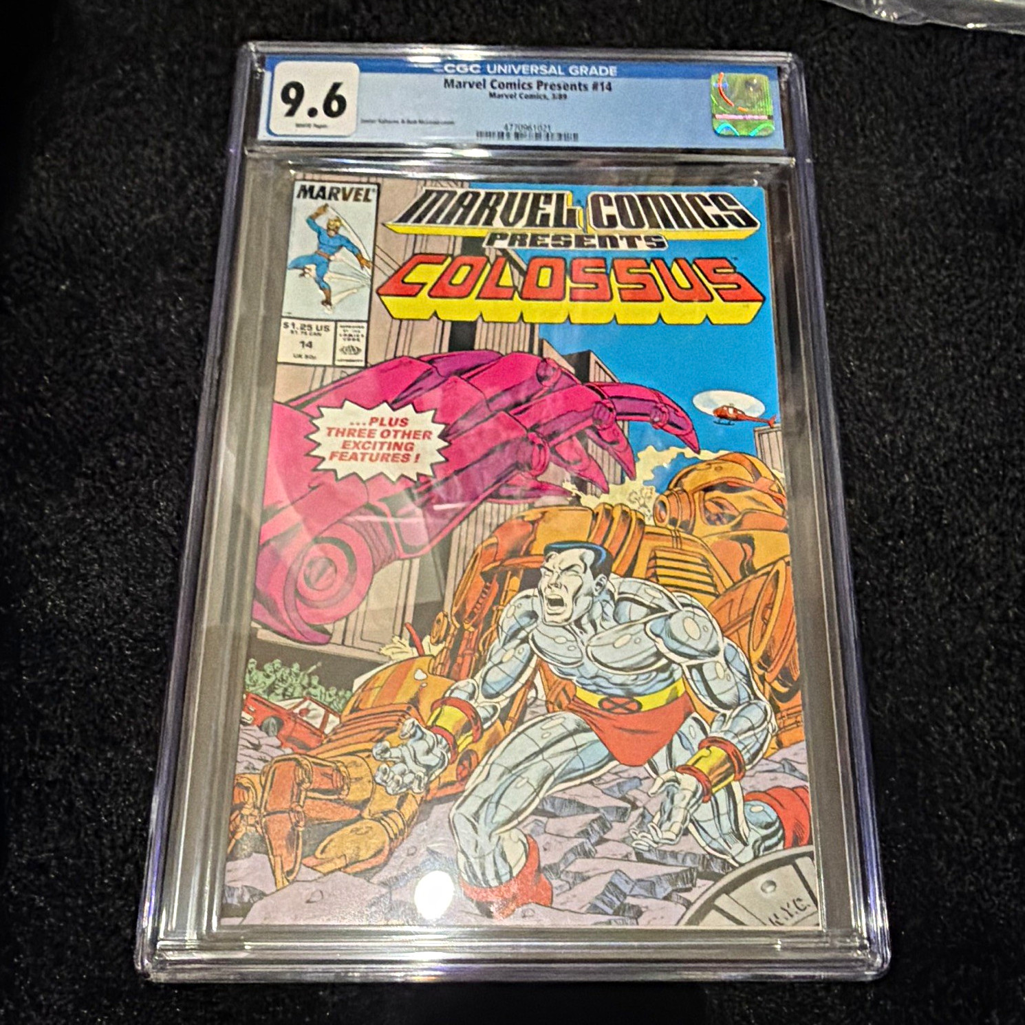 Marvel Comics Presents #14 CGC 9.6 (1988) Colossus 1st Printing Very Rare Marvel Comics Presents #14 CGC 9.6 (1988) Colossus 1st Printing Very Rare