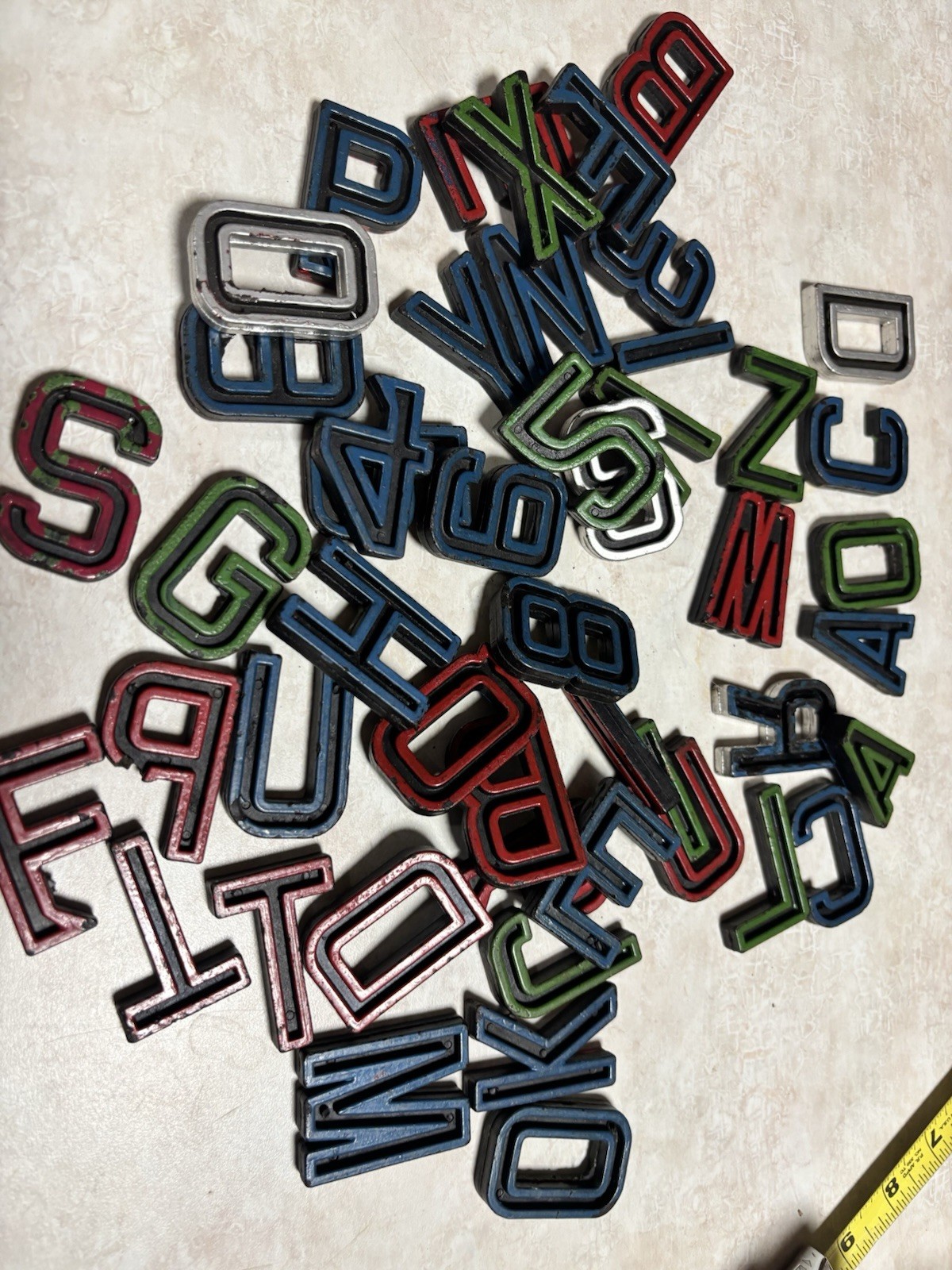 Vintage 1940’s Children Alphabet Letters- Big LOT for Crafts, Signage, Art 40+ Vintage 1940’s Children Alphabet Letters- Big LOT for Crafts, Signage, Art 40+
