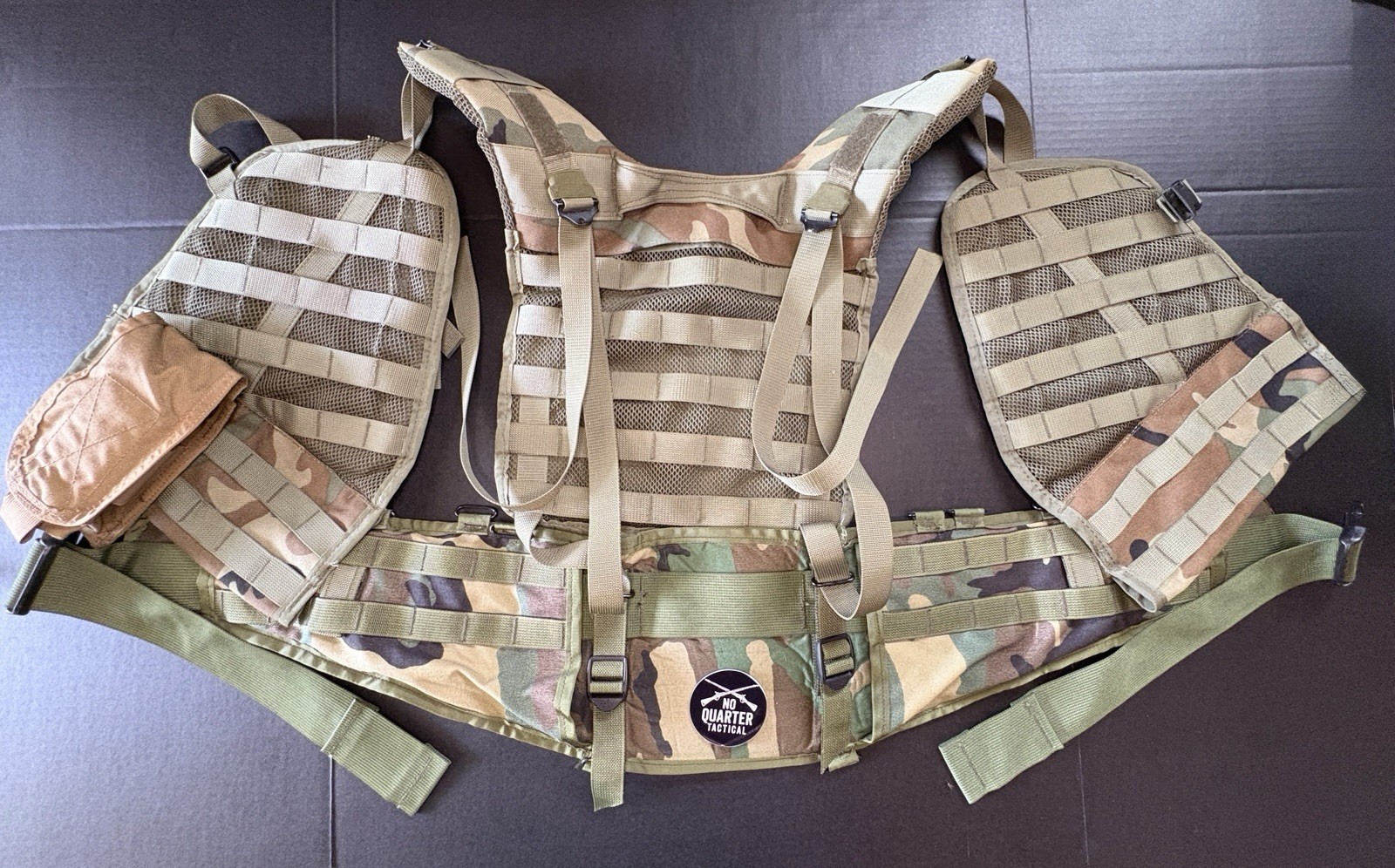 USGI SPEAR ELCS SOF Vest M81 Woodland Flotation Inserts Paraclete Pouch