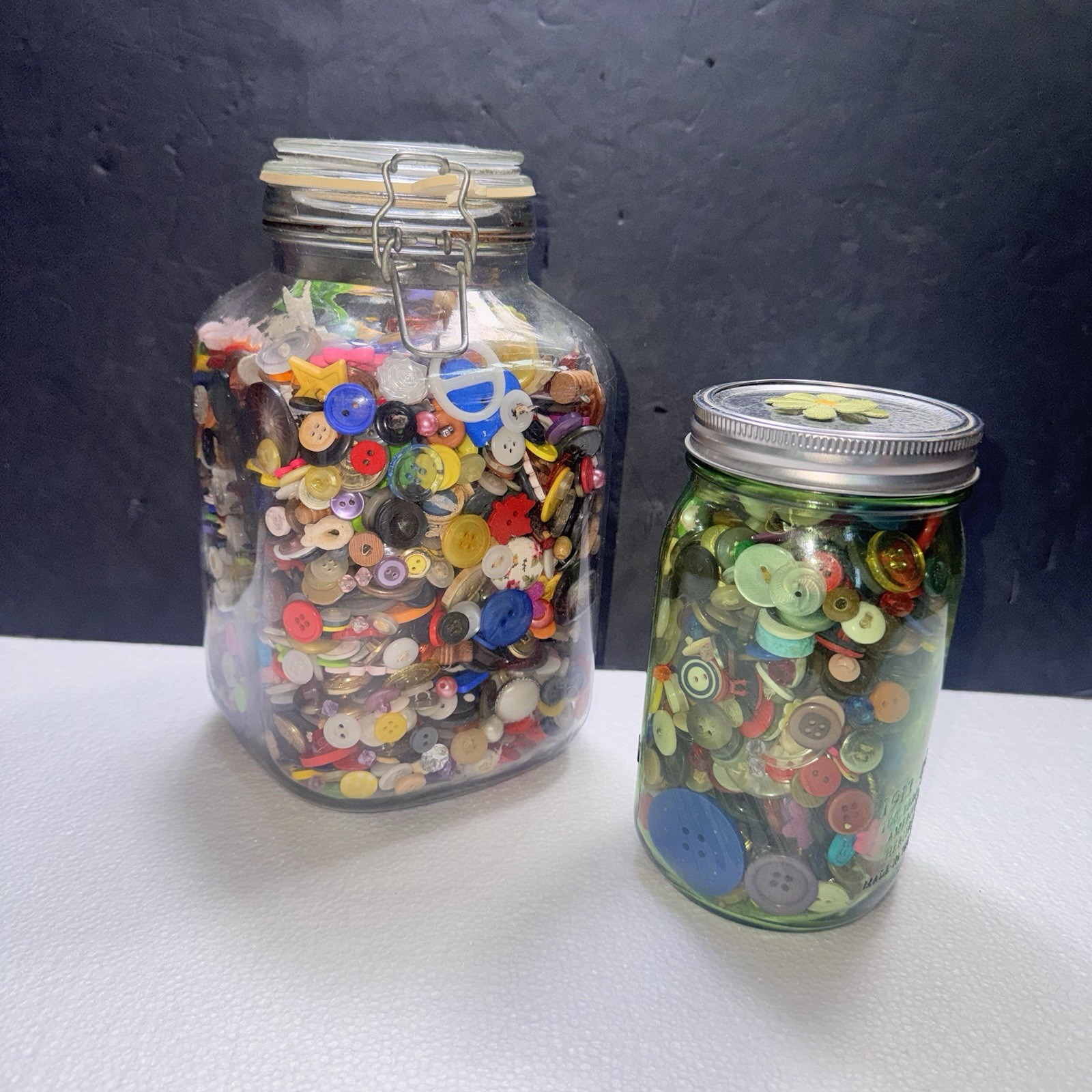Huge Vintage Button Lot 8+ Lbs Mixed Sewing Craft Buttons Glass Plastic Metal Huge Vintage Button Lot 8+ Lbs Mixed Sewing Craft Buttons Glass Plastic Metal