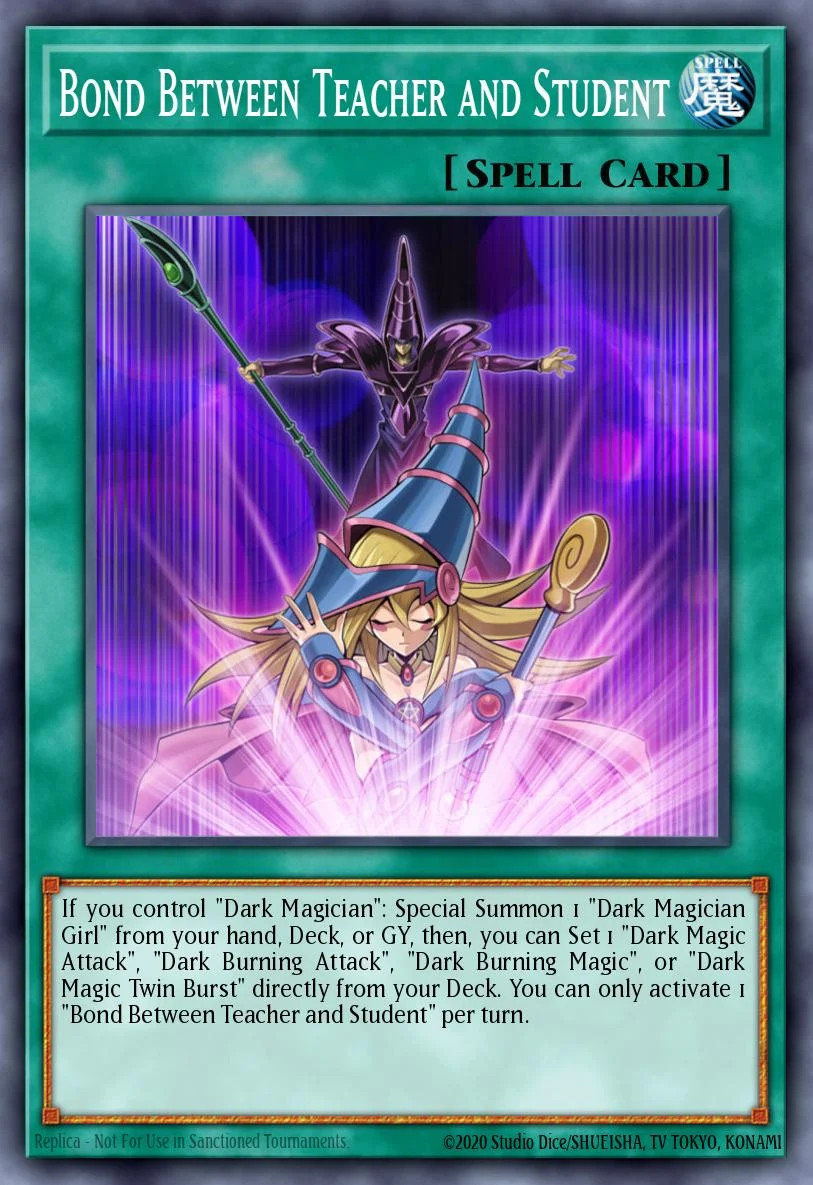 Yugioh BLGG-EN109 - Bond Between Teacher and Student - Secret Rare