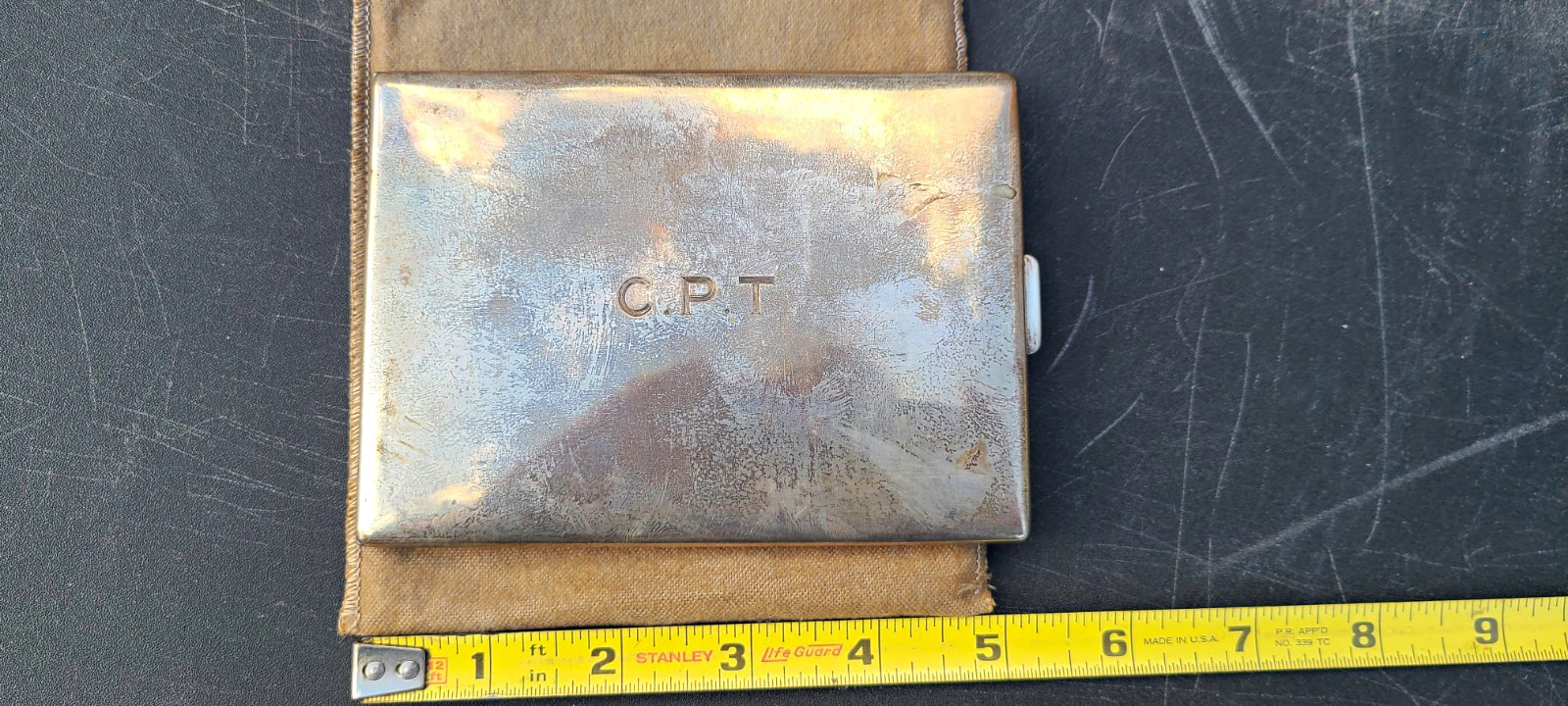 Vintage Cartier Silver and Gold Case Mid-Century