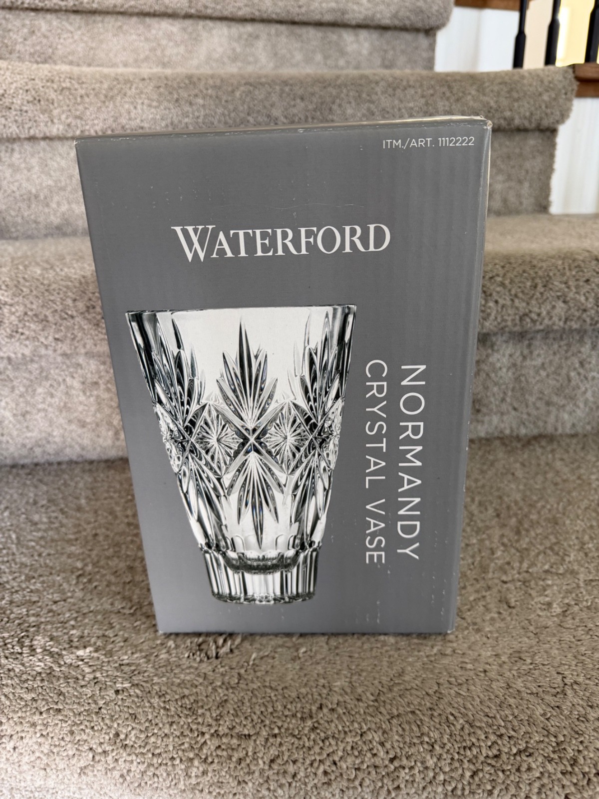 Beautiful Waterford Normandy Crystal Vase 10\