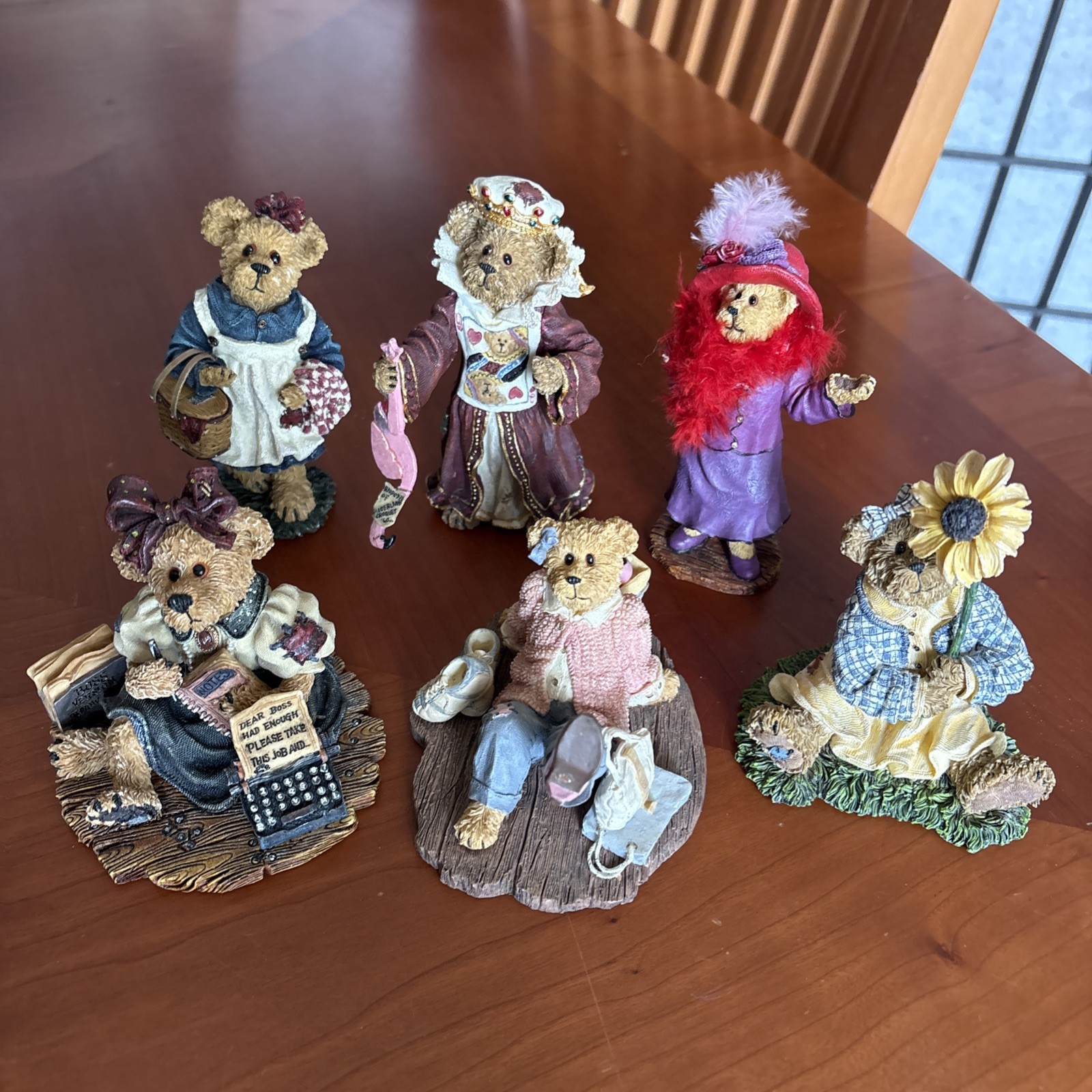 Boyds Bears & Friends Figurine Lot - Bearstone Collection - Vintage - 6 Figures