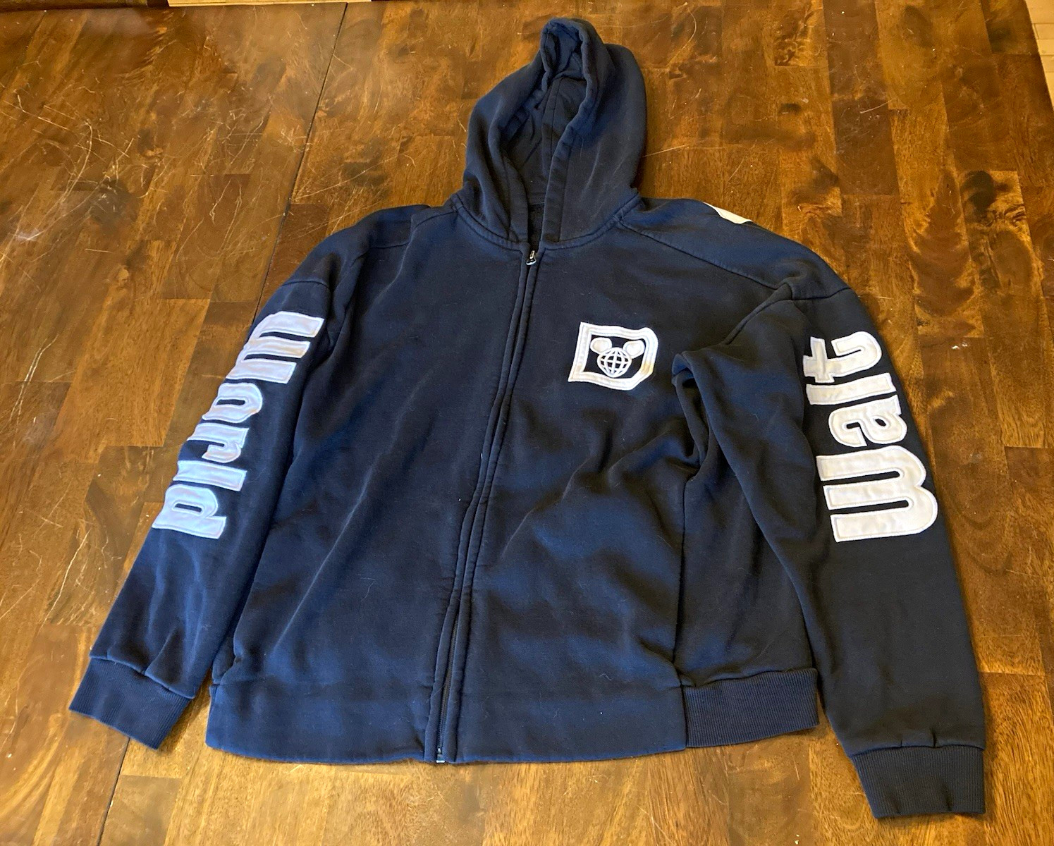 Disney Walt Disney World Est. 1971 Black/White Full Zip Hoodie Magic Kingdom Disney Walt Disney World Est. 1971 Black/White Full Zip Hoodie Magic Kingdom