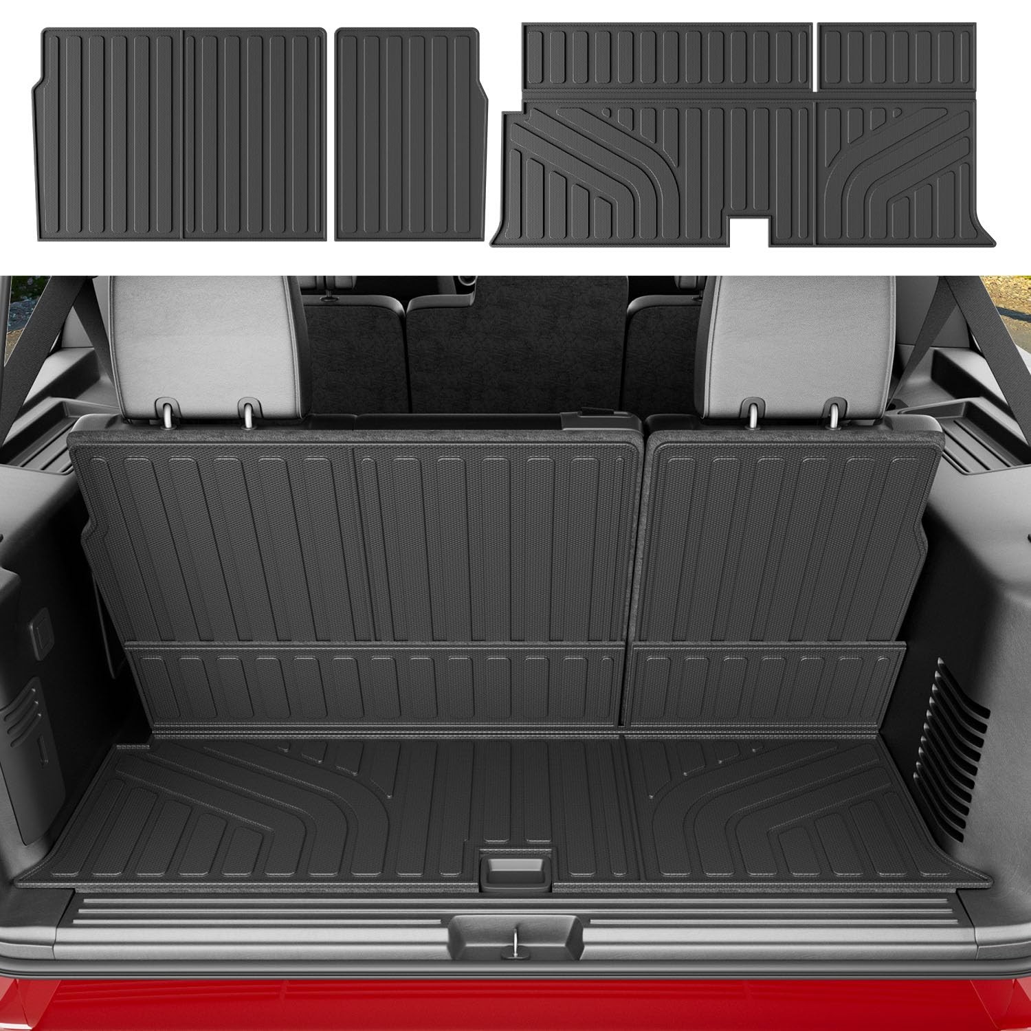 Cargo Mat Compatible with 7&8 Seats 2003-2017 Ford Expedition