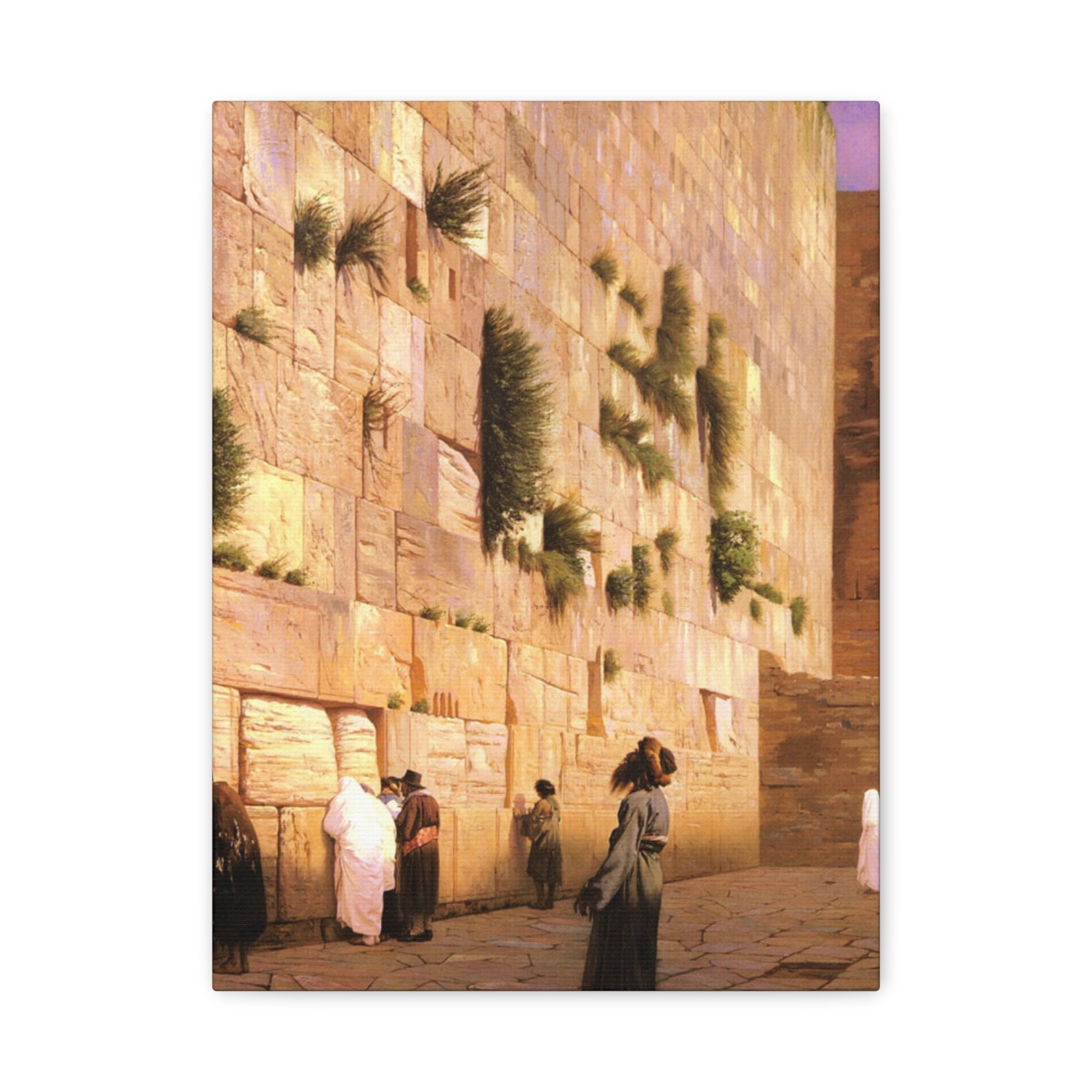 Jean-Leon Gerome (1824-1904) Solomon\'s Wall Jerusalem - Canvas Wall Art