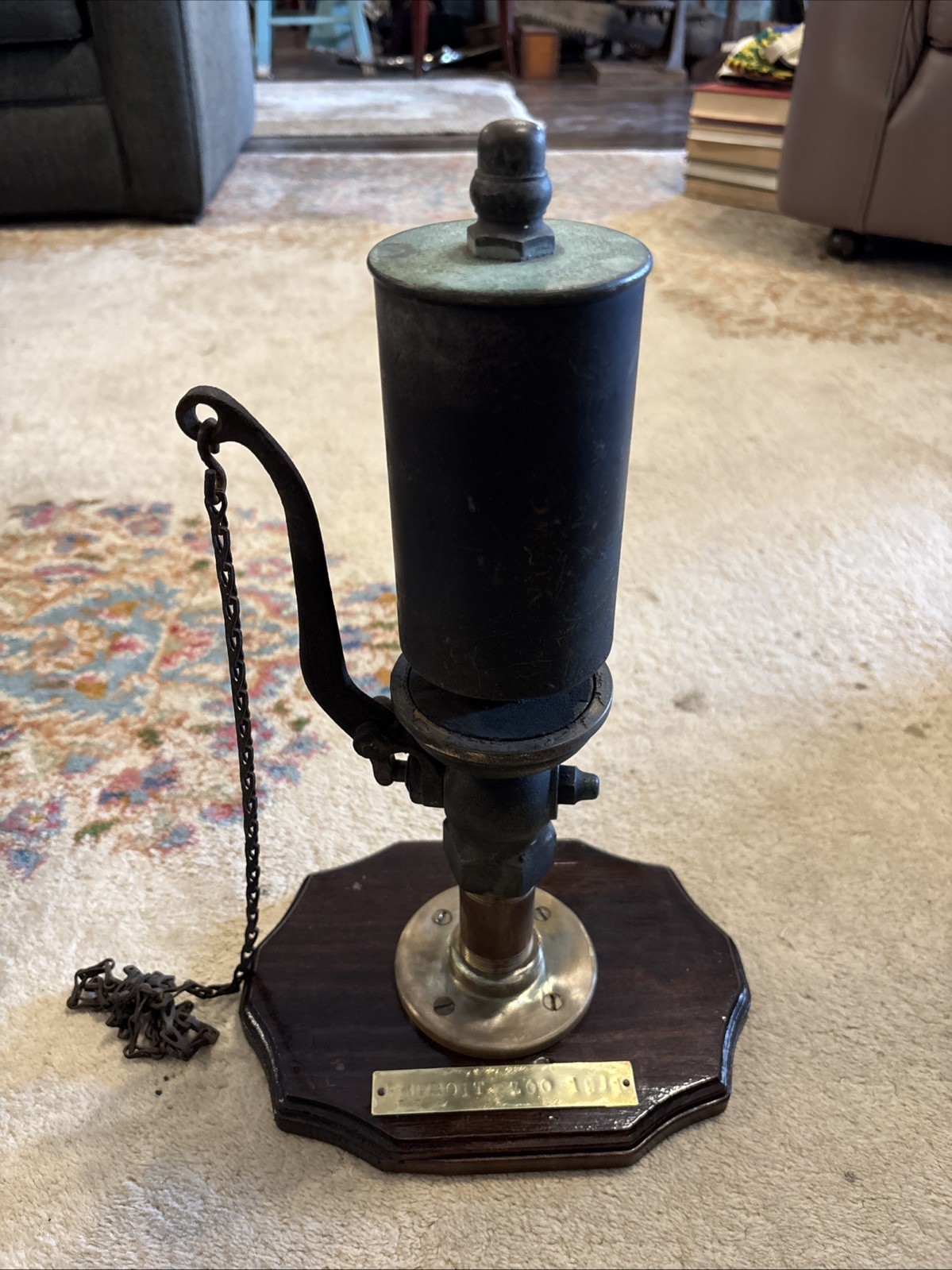 Antique Lonergan Brass Steam Whistle From Detroit Zoo Original Locomotive 1931 Antique Lonergan Brass Steam Whistle From Detroit Zoo Original Locomotive 1931