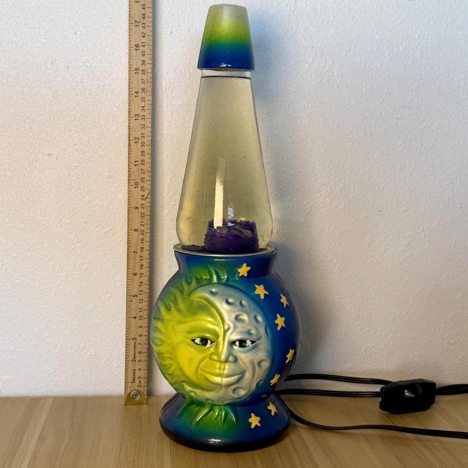VINTAGE 1999 Lava Lite Icon Series Celestial Sun Moon Lava Lamp Rare FOR PARTS VINTAGE 1999 Lava Lite Icon Series Celestial Sun Moon Lava Lamp Rare FOR PARTS