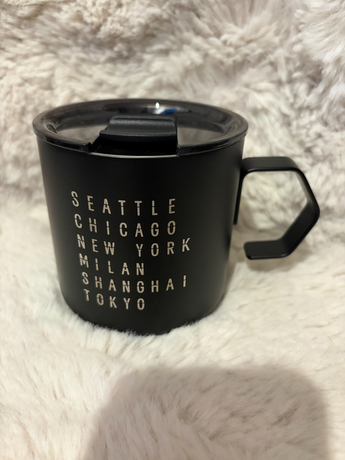 Starbucks Reserve Roastery Tokyo Stainless Steel Mug Clacker Board 12oz / New
