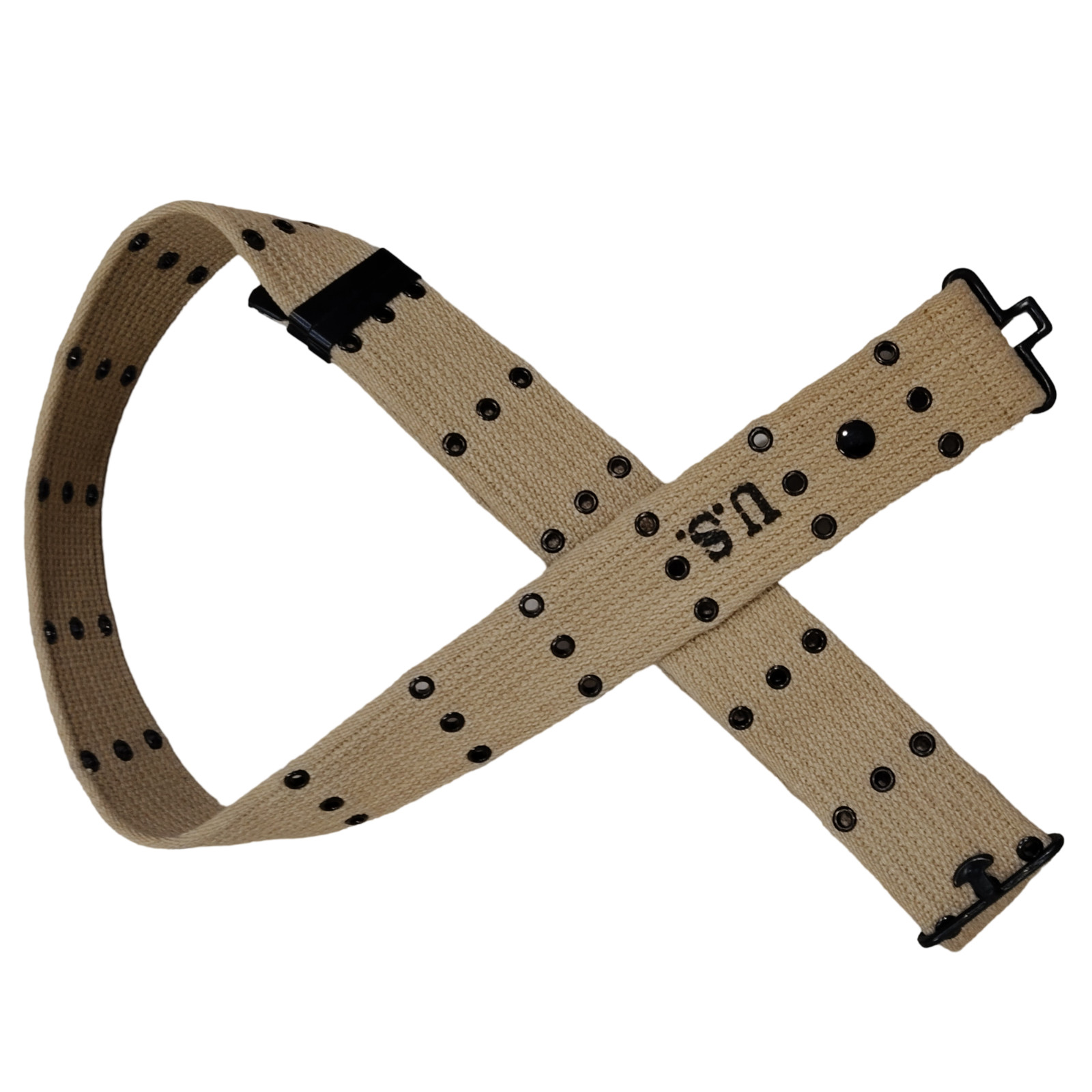 U.S. Army Original WWII M1936 Webbing Canvas Pistol Belt Reproduction Khaki U.S. Army Original WWII M1936 Webbing Canvas Pistol Belt Reproduction Khaki
