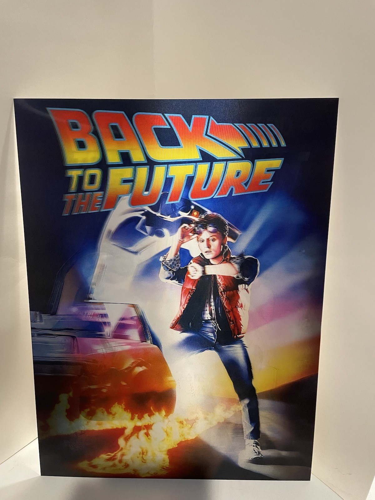 Back To The Future 3D Changing Holographic Lenticular Poster