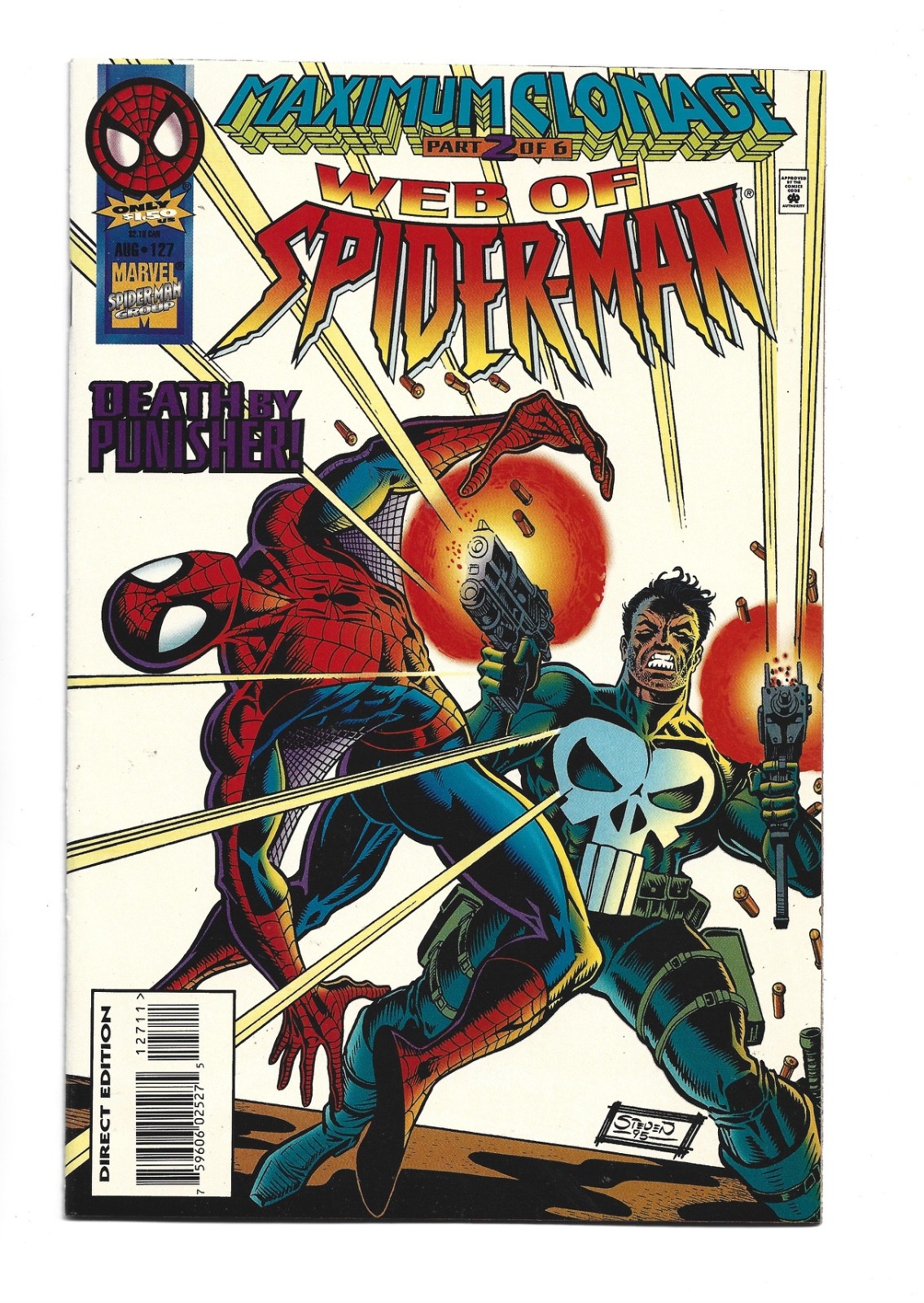 Web of Spider-Man #127, NM- 9.2, Greatest Collector Box Set Variant Web of Spider-Man #127, NM- 9.2, Greatest Collector Box Set Variant