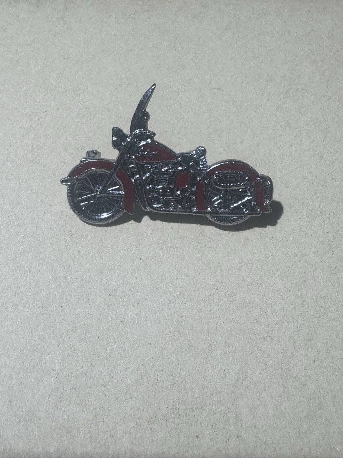 Rare Vintage Indian Motorcycle Vertical Twin Pin Hookfast