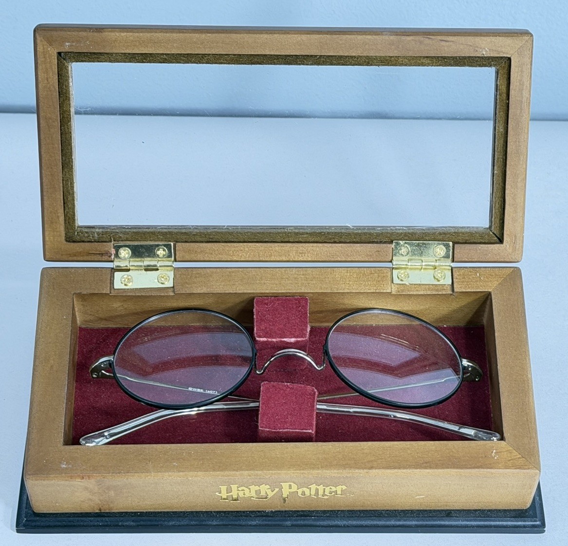 Harry Potter Noble Collection Eye Glasses In Case Rare 2007 Prop Replica