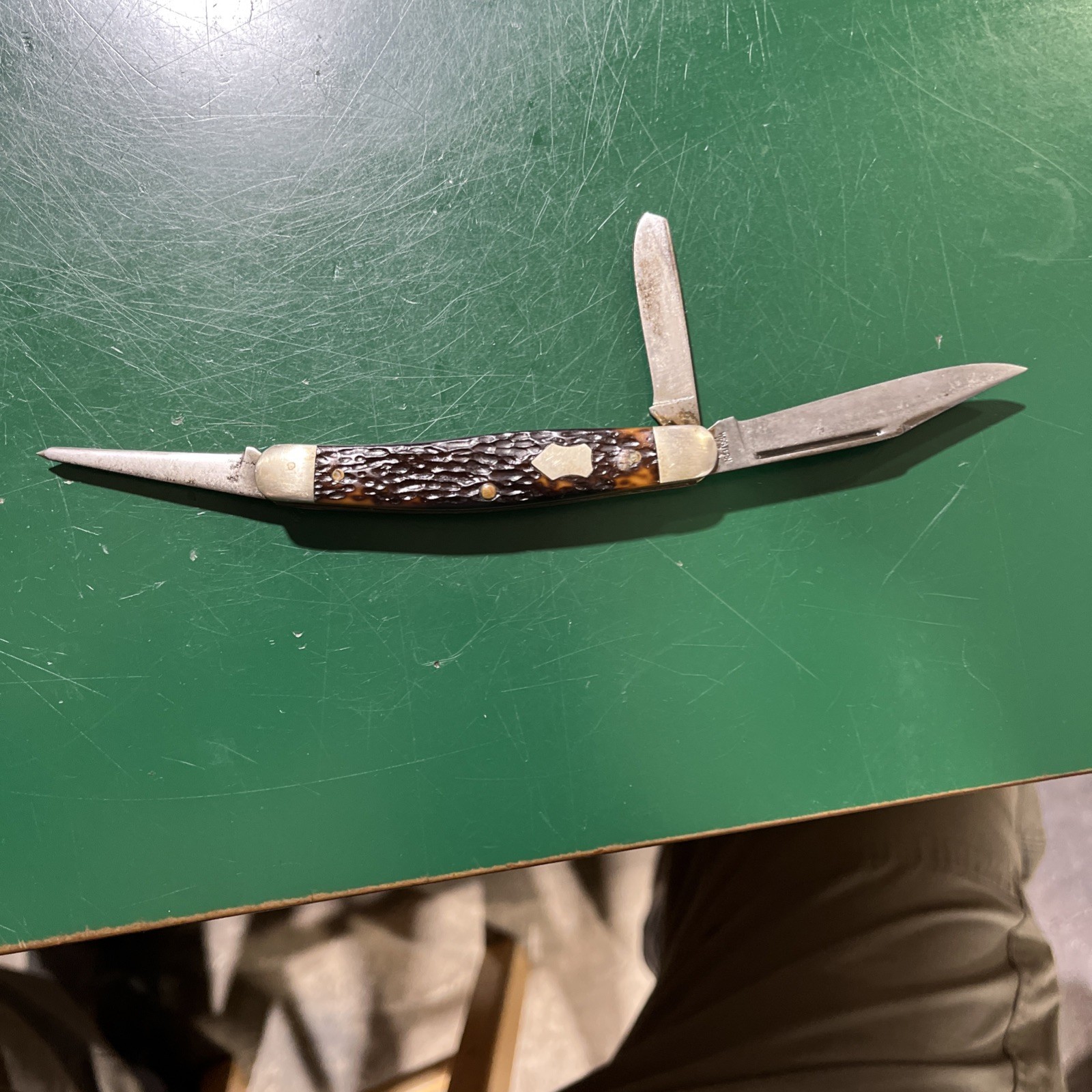 Vintage Western Boulder Colorado USA No. 657 Concave Ground 3-Blade Pocket Knife