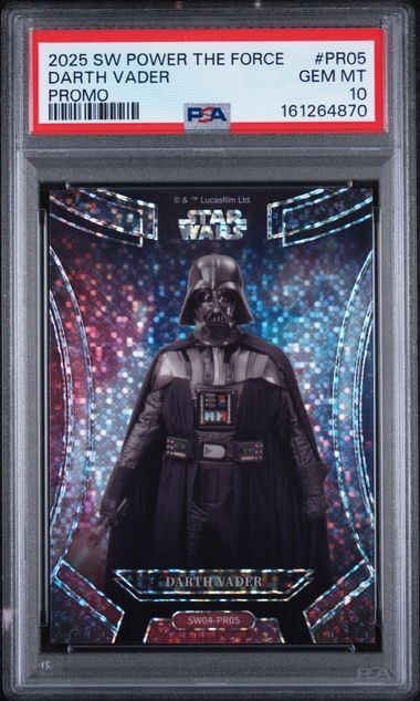 2025 CARDFUN STAR WARS POWER THE FORCE DARTH VADER PROMO #PRO5 PSA 10 2025 CARDFUN STAR WARS POWER THE FORCE DARTH VADER PROMO #PRO5 PSA 10