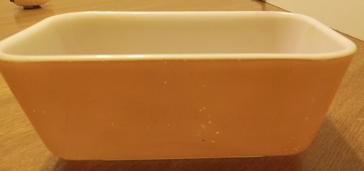 PYREX ORANGE OVENWARE #2 REFRIGERATOR DISH  L👀k