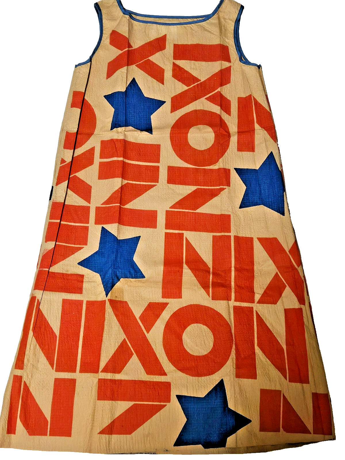 Vintage Waste Basket Boutique Presidential Campaign Nixon Paper Dress 1960's Vintage Waste Basket Boutique Presidential Campaign Nixon Paper Dress 1960's
