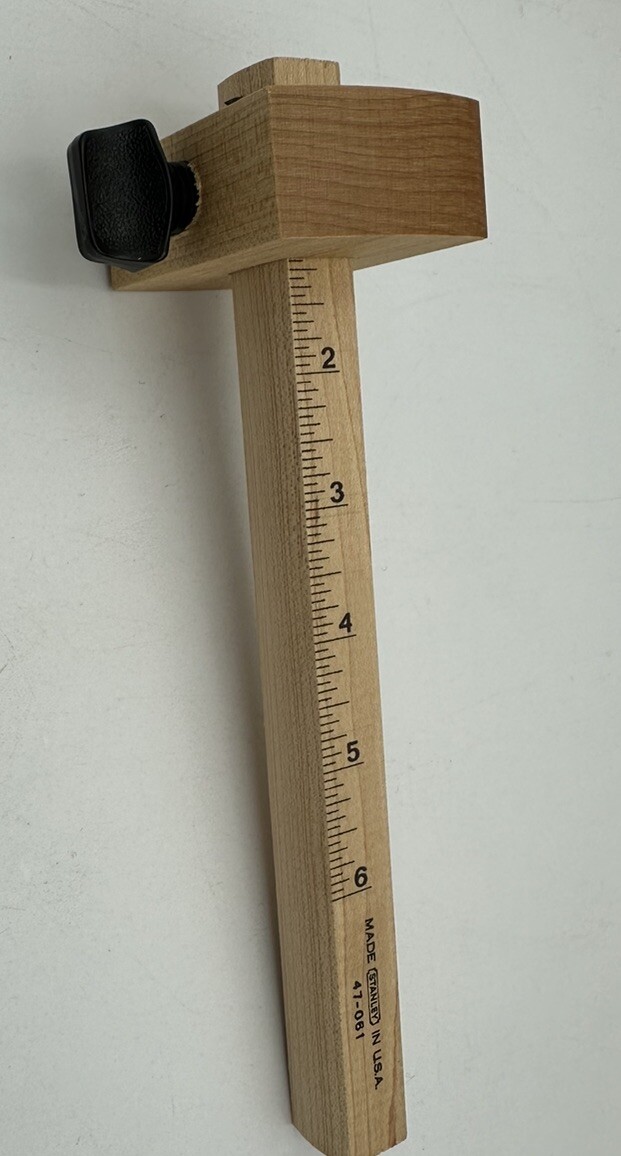 VINTAGE STANLEY 47-061 WorkMaster Marking Gauge Wood 8 7/16' L Steel Pin NOS USA