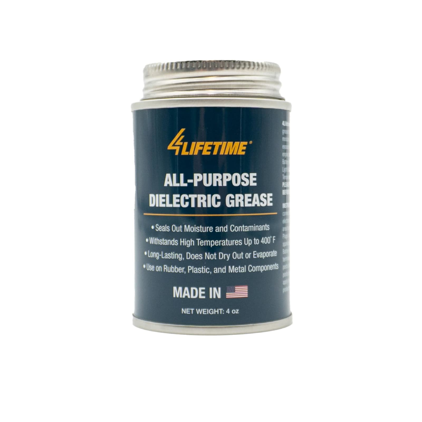 4LifetimeLines Silicone Dielectric Grease 4oz Brush Top Electrical Connectors 4LifetimeLines Silicone Dielectric Grease 4oz Brush Top Electrical Connectors