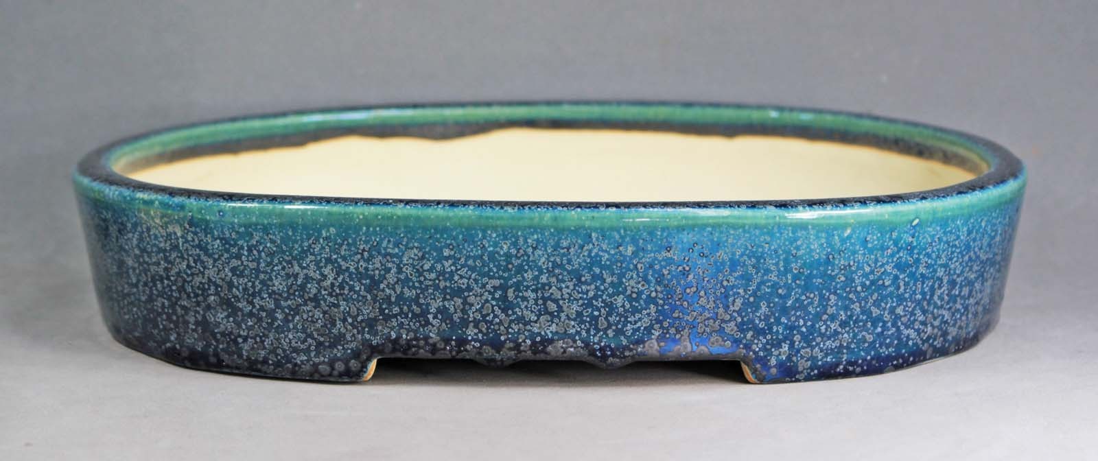 Tokoname Oval Bonsai Pot by Kouyou kiln, #13T36G : 304*240*H55mm Tokoname Oval Bonsai Pot by Kouyou kiln, #13T36G : 304*240*H55mm