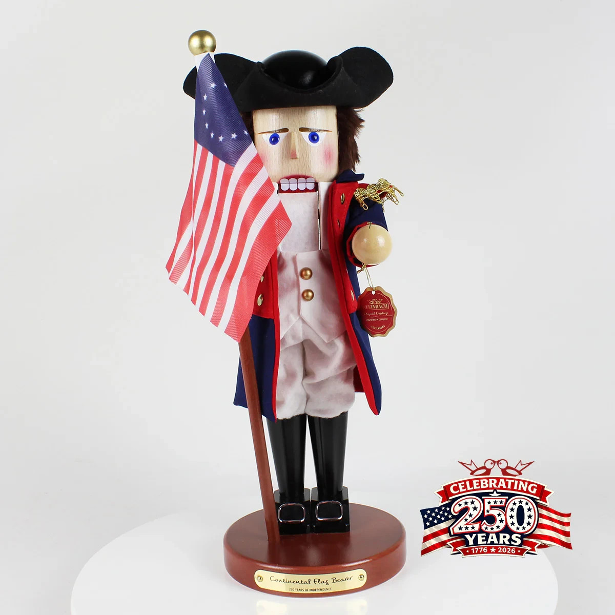 New for 2026- Steinbach Continental Flag Bearer 250th Anniversary Ed. Nutcracker
