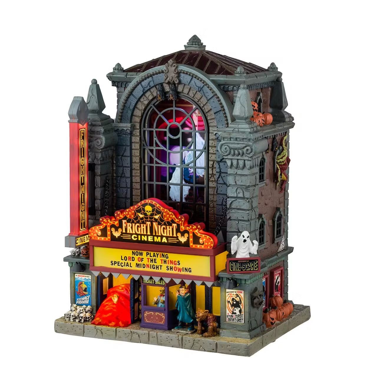 Lemax Spooky Town Halloween Village Fright Night Cinema 45203 Lemax Spooky Town Halloween Village Fright Night Cinema 45203
