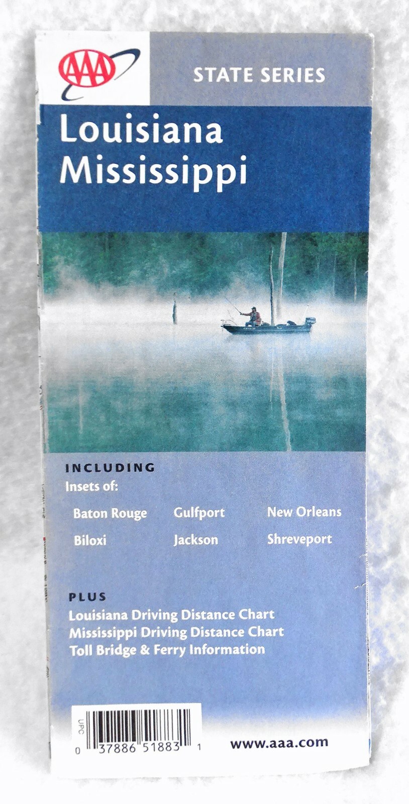 Vintage 2002-2004 Louisiana-Mississippi AAA State Series Map Vintage 2002-2004 Louisiana-Mississippi AAA State Series Map