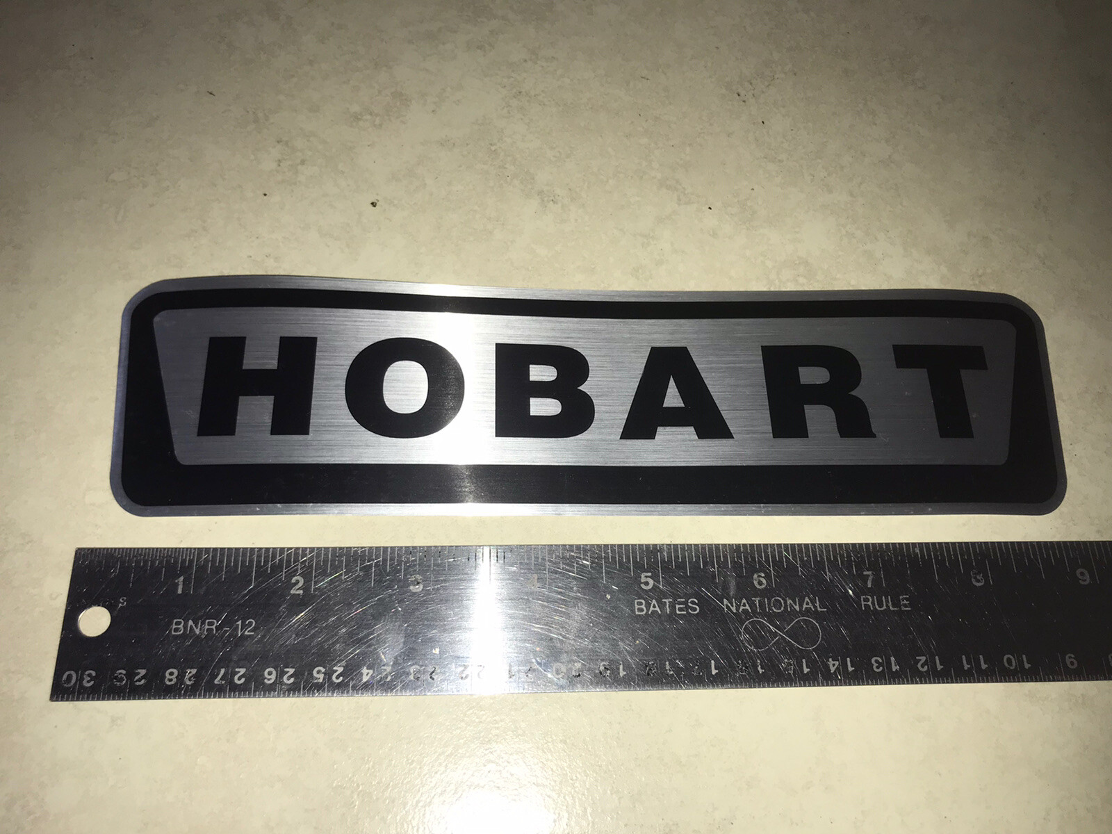 NEW HOBART FOOD EQUIPMENT LOGO DECAL 00-118367 9 1/4\