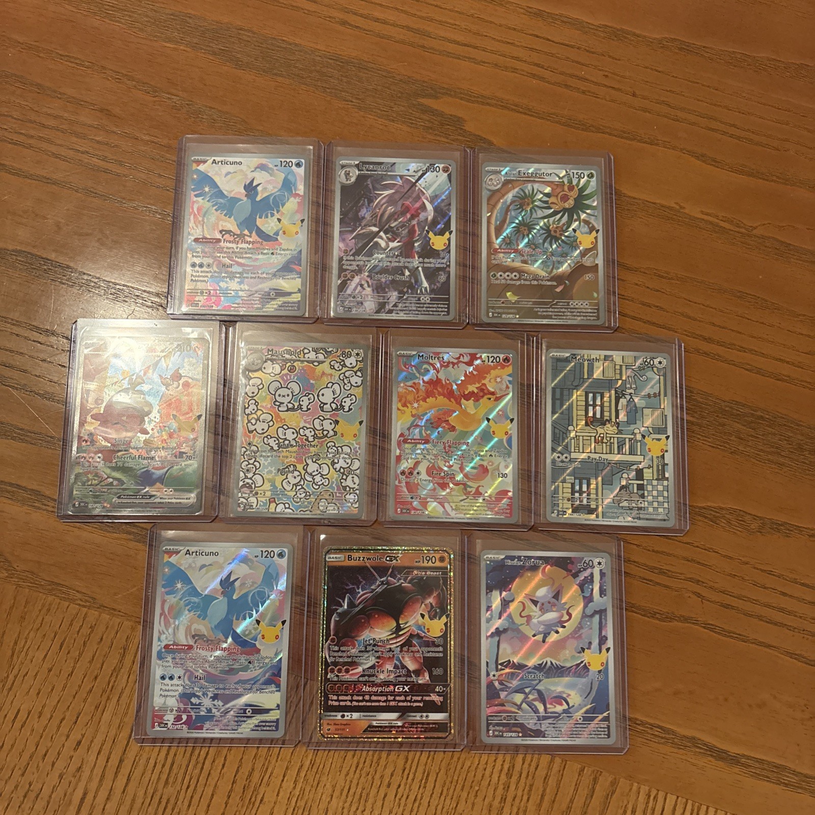 30th Celebration Lot. 30th Anniversary Lot. 30th Pokemon Lot. Moltres Fuecoco