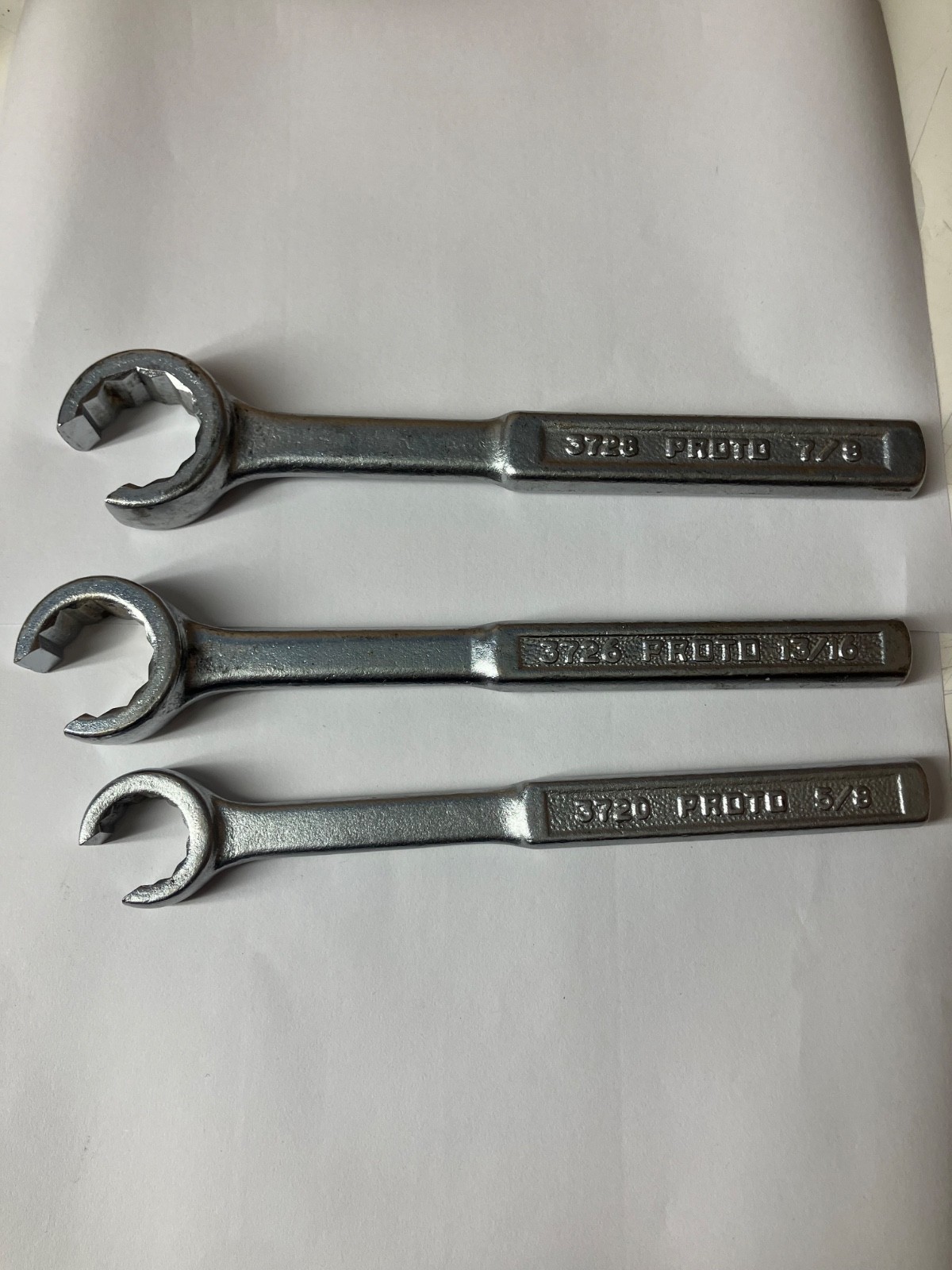 43) Vintage PROTO Pebble Finish Handles WrenchesUSA