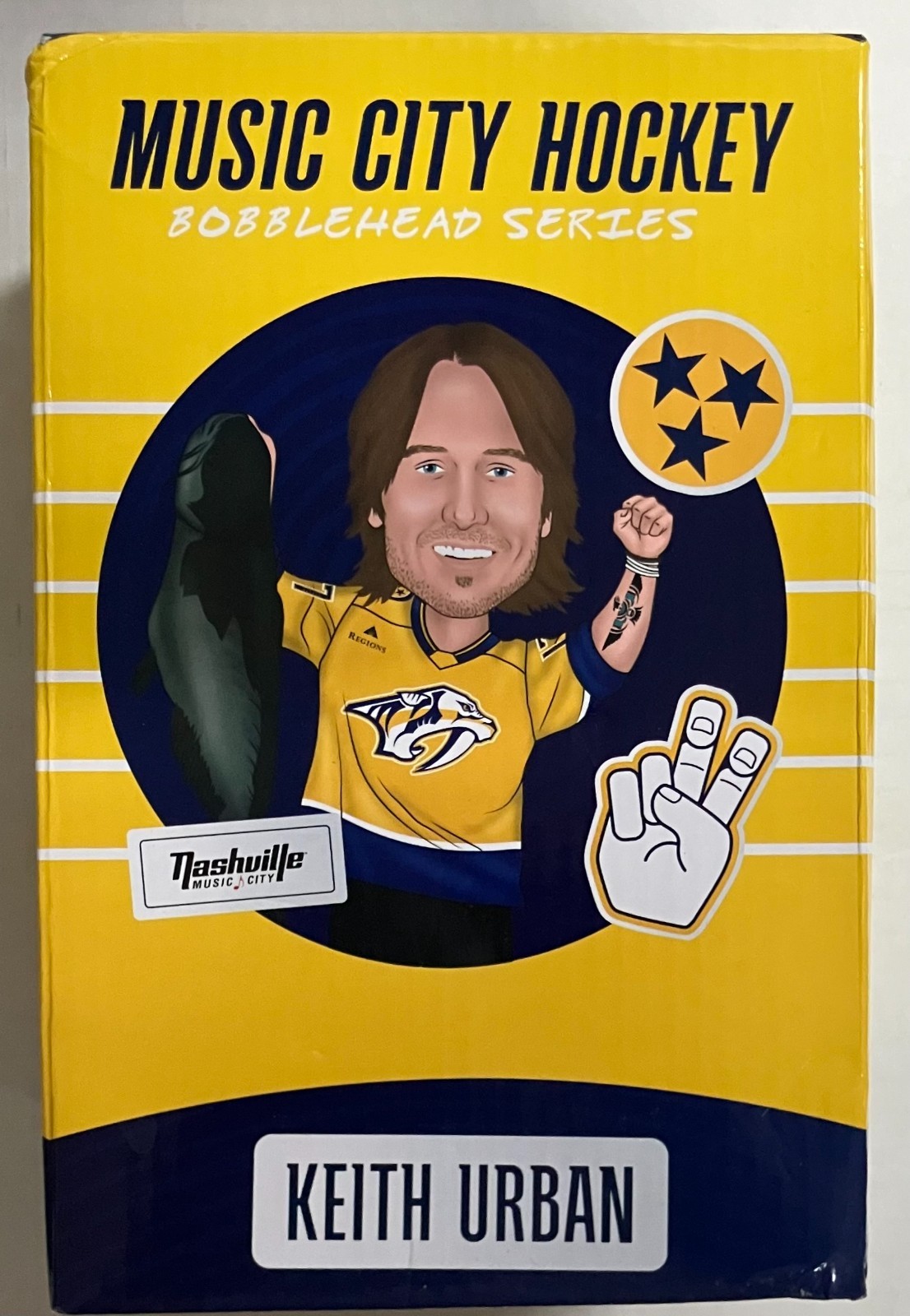 Nashville Music City Hockey KEITH URBAN Bobblehead (NEW, SHIPS FREE)