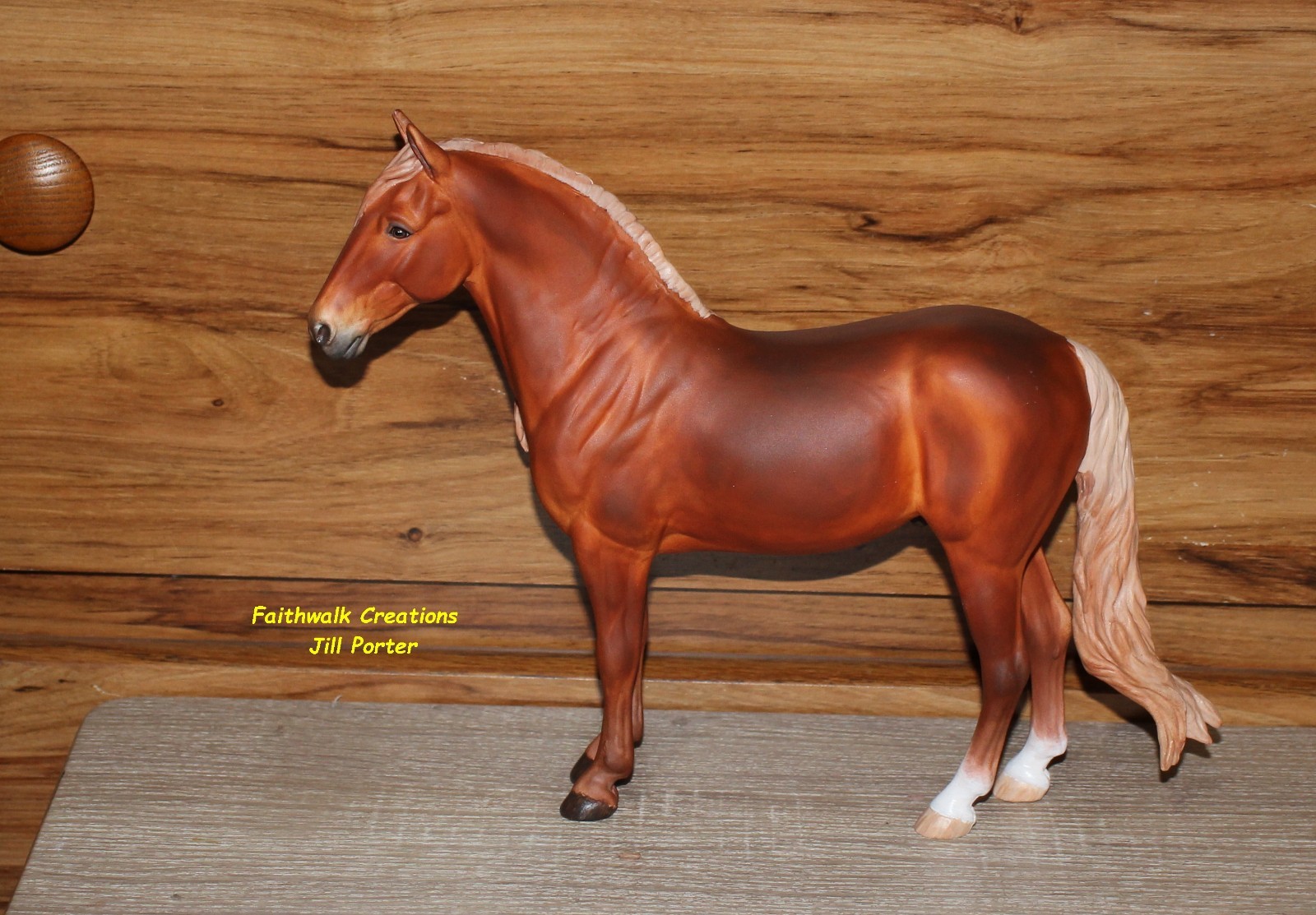 OOAK CM Breyer Traditional Saddlebred Stallion  Custom Chestnut Horse