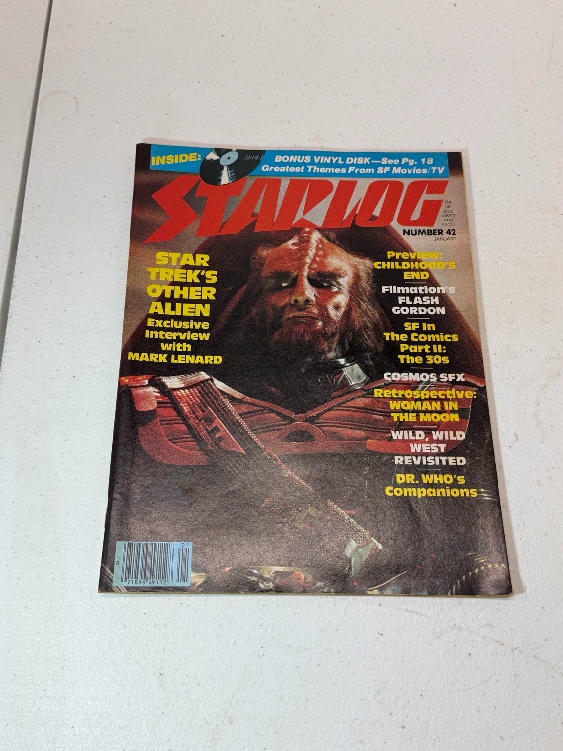 Starlog #42 January 1981 Star Trek Klingon Mark Lenard Flash Gordon Vintage Starlog #42 January 1981 Star Trek Klingon Mark Lenard Flash Gordon Vintage
