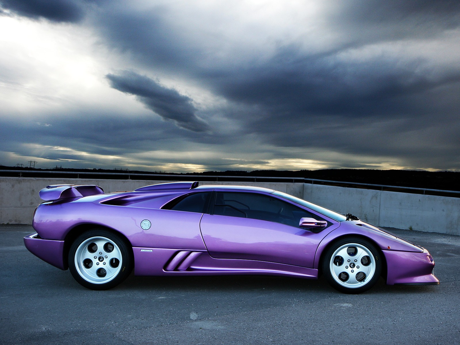 Cars 1995 lamborghini diablo se30 jota supercar Art Print Poster 11x17