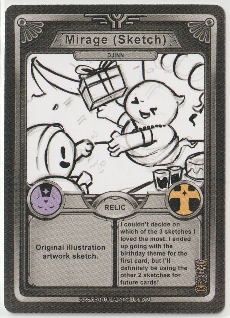 TOTYM TCG - Sketch Relic (Prologue Edition) Pick your card