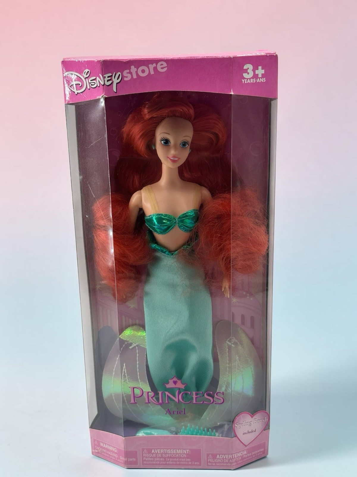 Vintage 1997 Disney Store Exclusive Ariel Princess Doll NIB Sealed RARE Vintage 1997 Disney Store Exclusive Ariel Princess Doll NIB Sealed RARE
