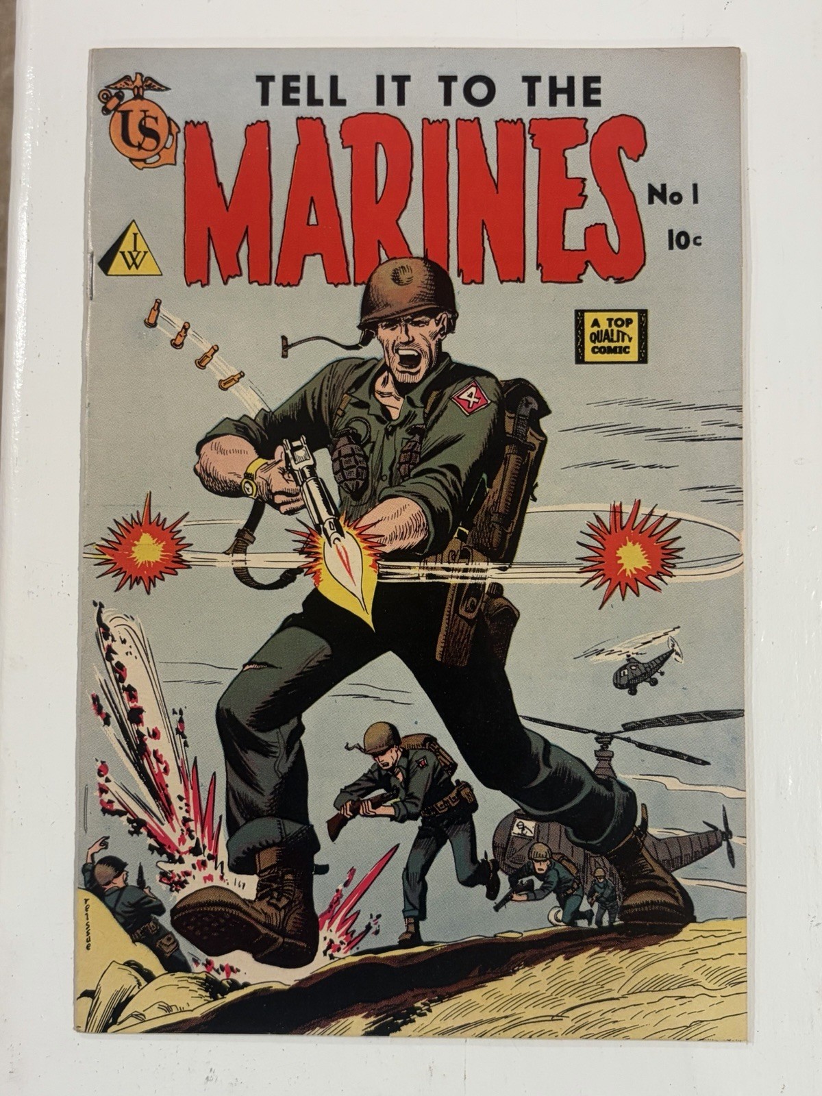 Tell It to the Marines #1/Silver Age War Comic Book/1958-59/VF-NM Tell It to the Marines #1/Silver Age War Comic Book/1958-59/VF-NM