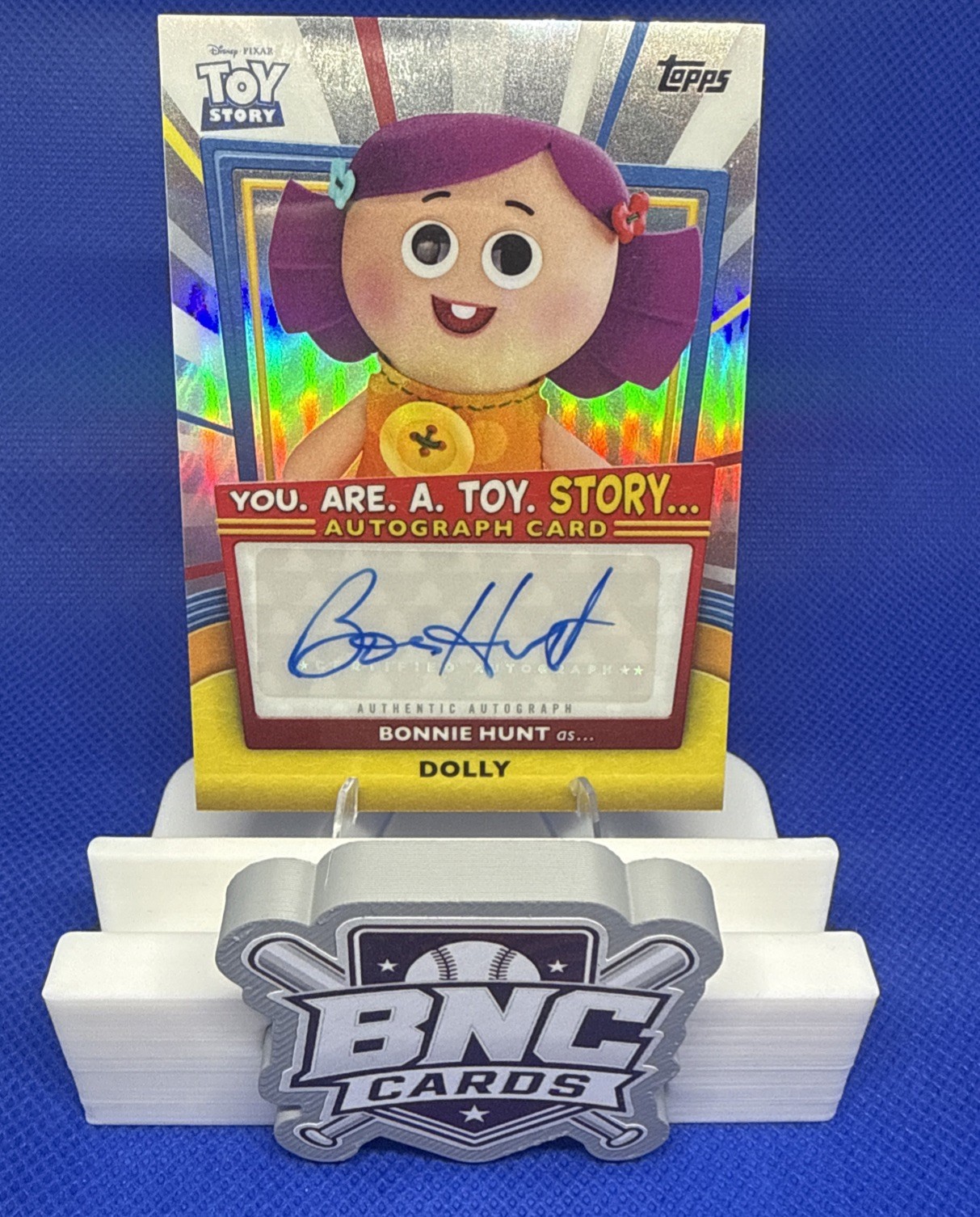 2025 Topps Disney Pixar 30 Years of Toy Story Bonnie Hunt as Dolly Auto