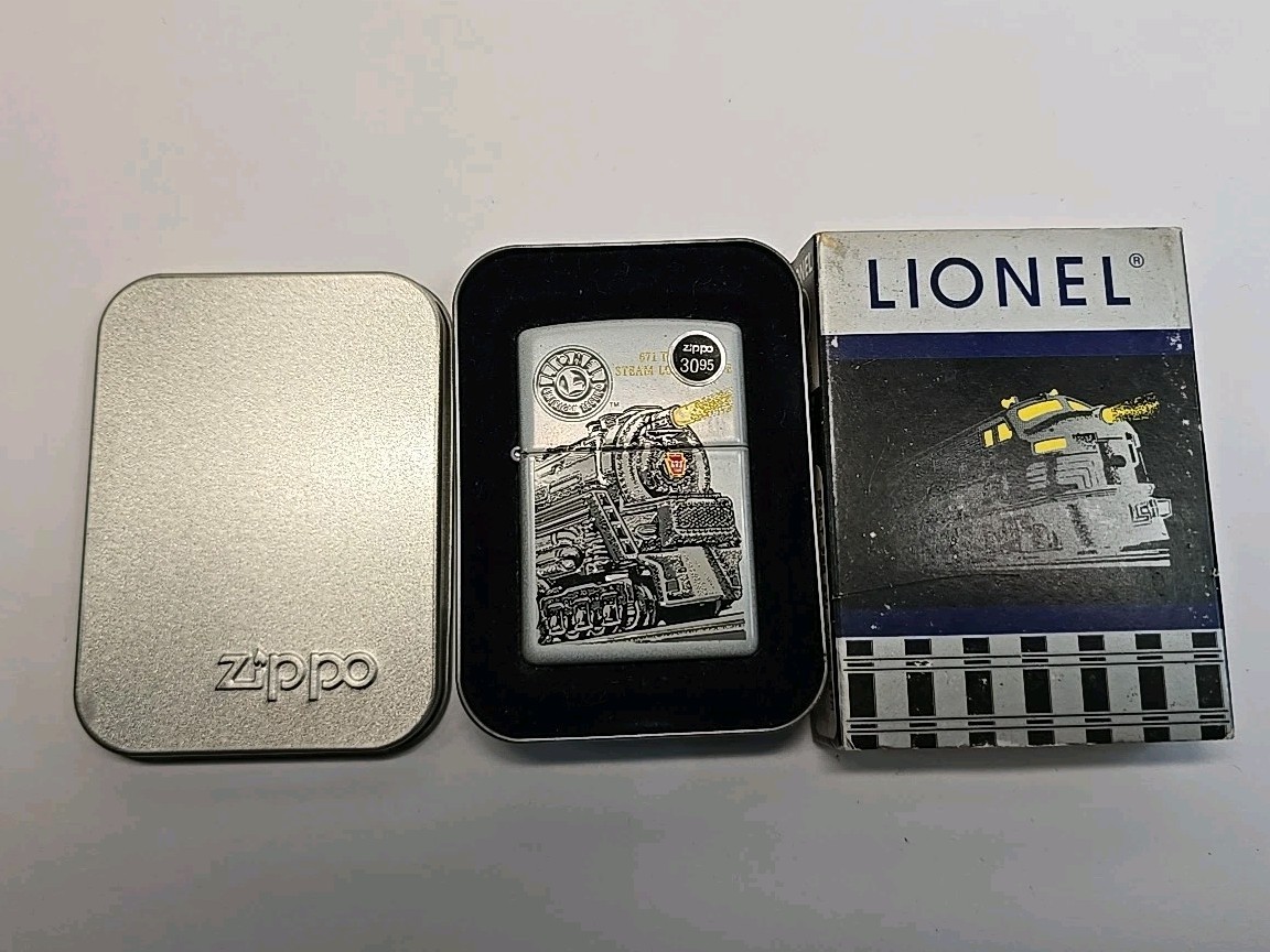 2000 ZIPPO LIONEL 671 TURBINE STEAM LOCOMOTIVE TRAIN LIGHTER/NIB UNFIRED 2000 ZIPPO LIONEL 671 TURBINE STEAM LOCOMOTIVE TRAIN LIGHTER/NIB UNFIRED
