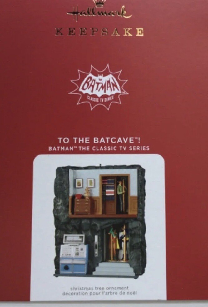 Hallmark 2021 Keepsake Ornament -TO THE BATCAVE BATMAN THE CLASSIC TV SERIES Hallmark 2021 Keepsake Ornament -TO THE BATCAVE BATMAN THE CLASSIC TV SERIES