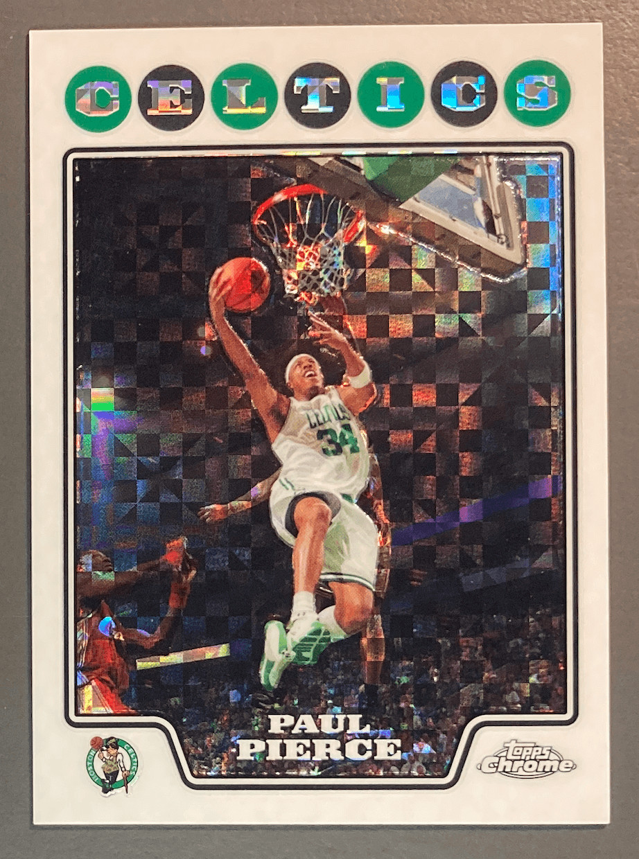 PAUL PIERCE 2008-09 Topps Chrome X-Fractors 199/288