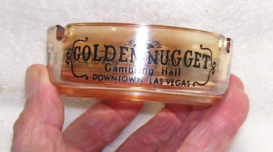 Vintage GOLDEN NUGGET casino ashtray