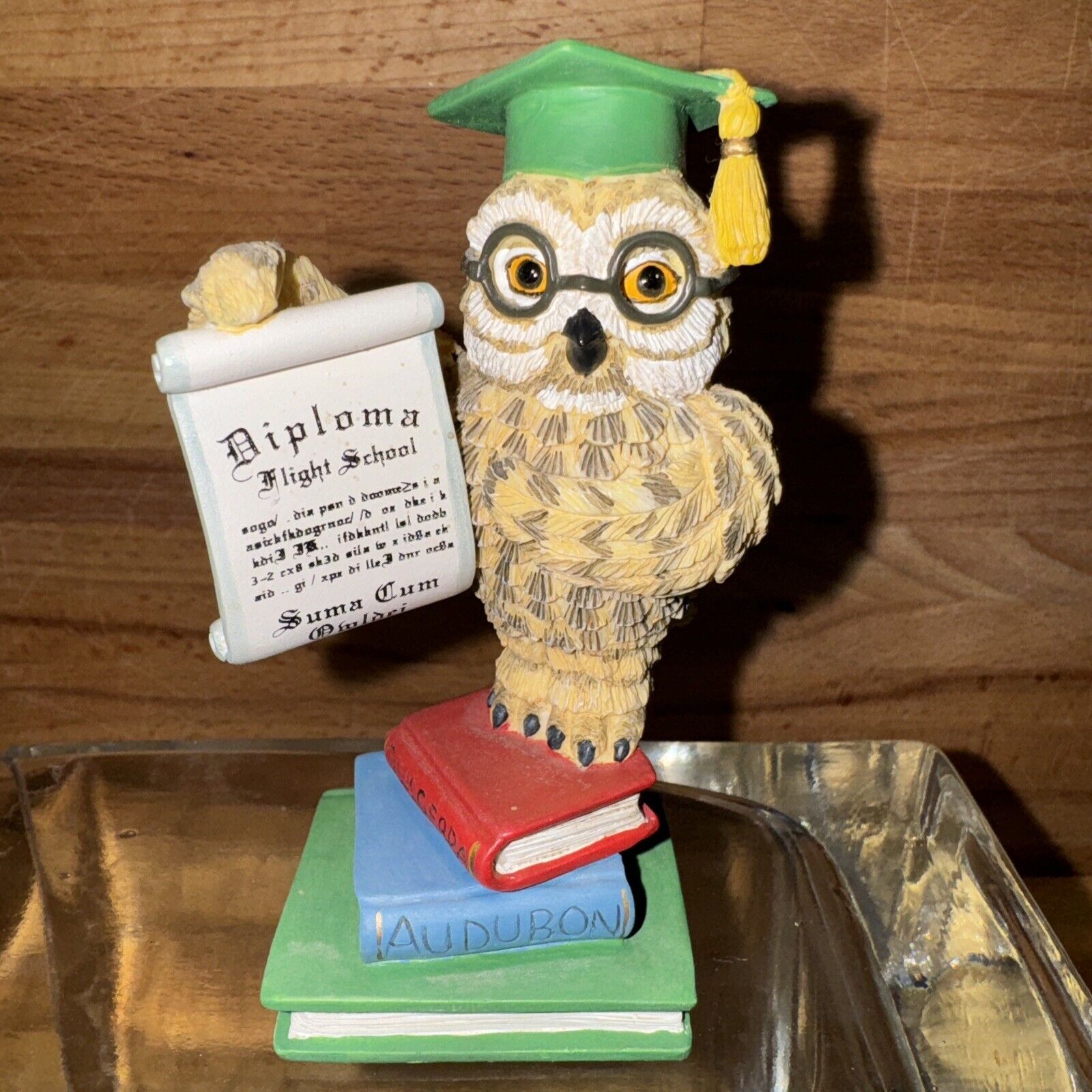 Lil Whoots Owl Figurine SUMA DEPENDANCE DAY Hamilton Collection Happy Owlidays