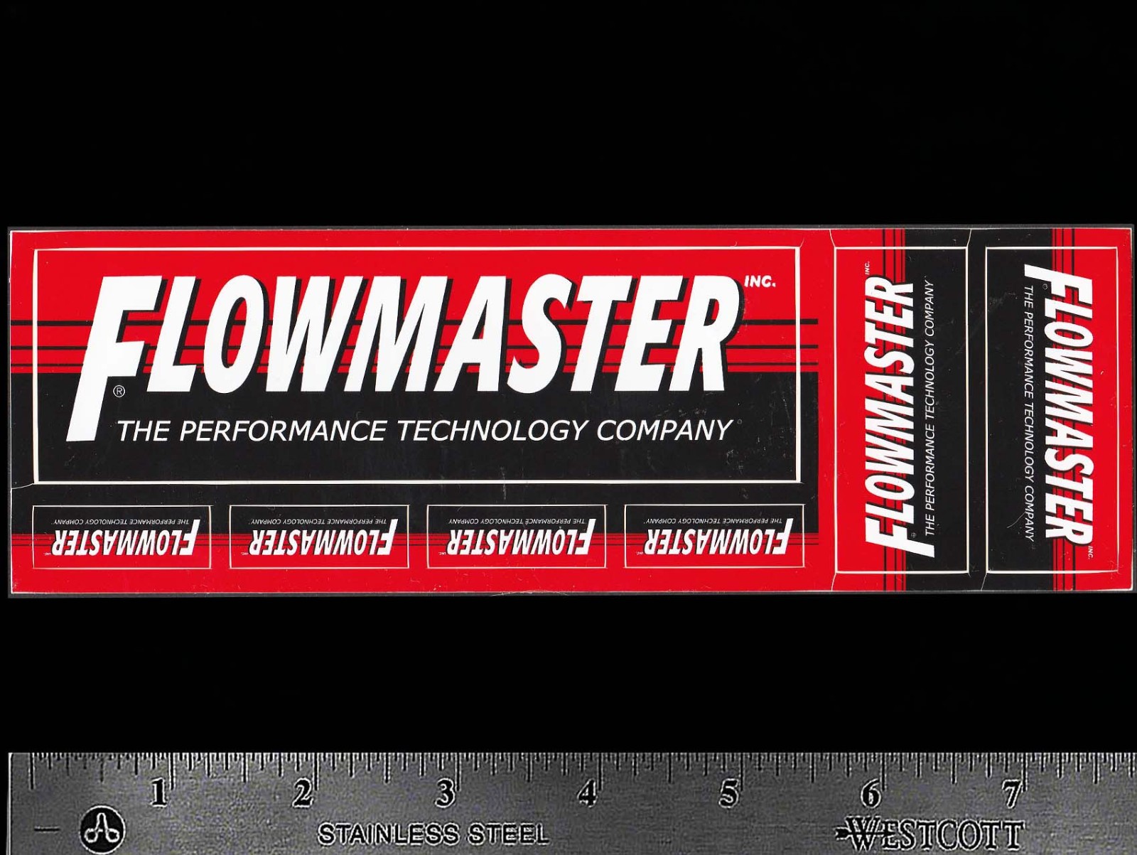 FLOWMASTER Performance Mufflers - Original Vintage Racing Decal/Sticker Sheet FLOWMASTER Performance Mufflers - Original Vintage Racing Decal/Sticker Sheet